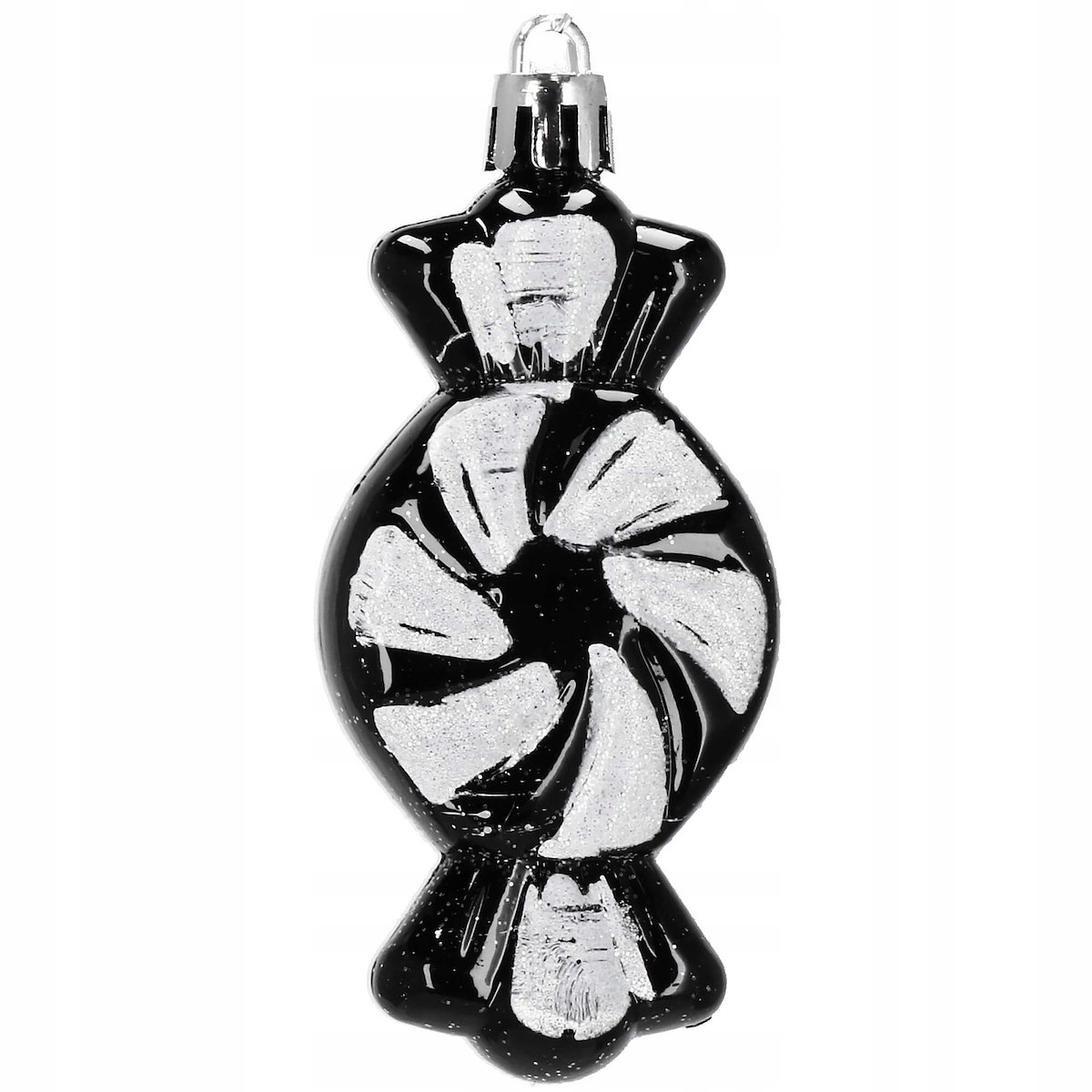 Set globuri si decoratiuni de Craciun, 77 piese, diverse dimensiuni, negru [6]