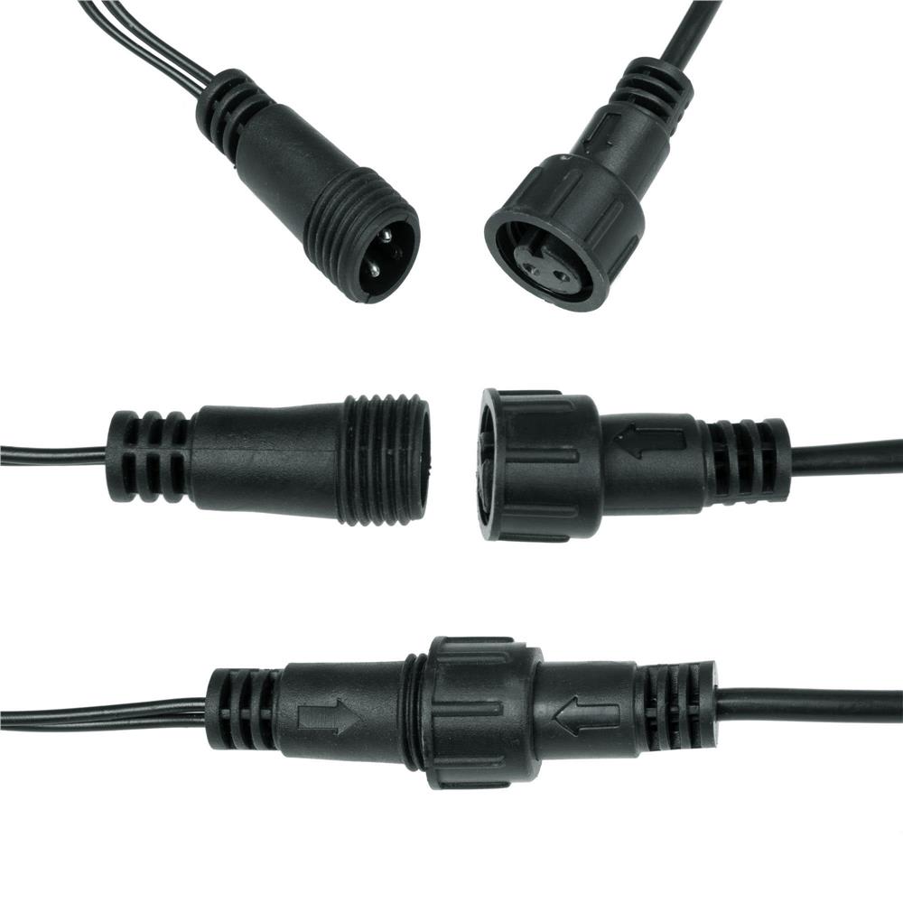 Ghirlanda luminoasa tip perdea Premium 300 LED-uri, 14,5m, 18Wati, interior/exterior, cu flash, alb rece [7]