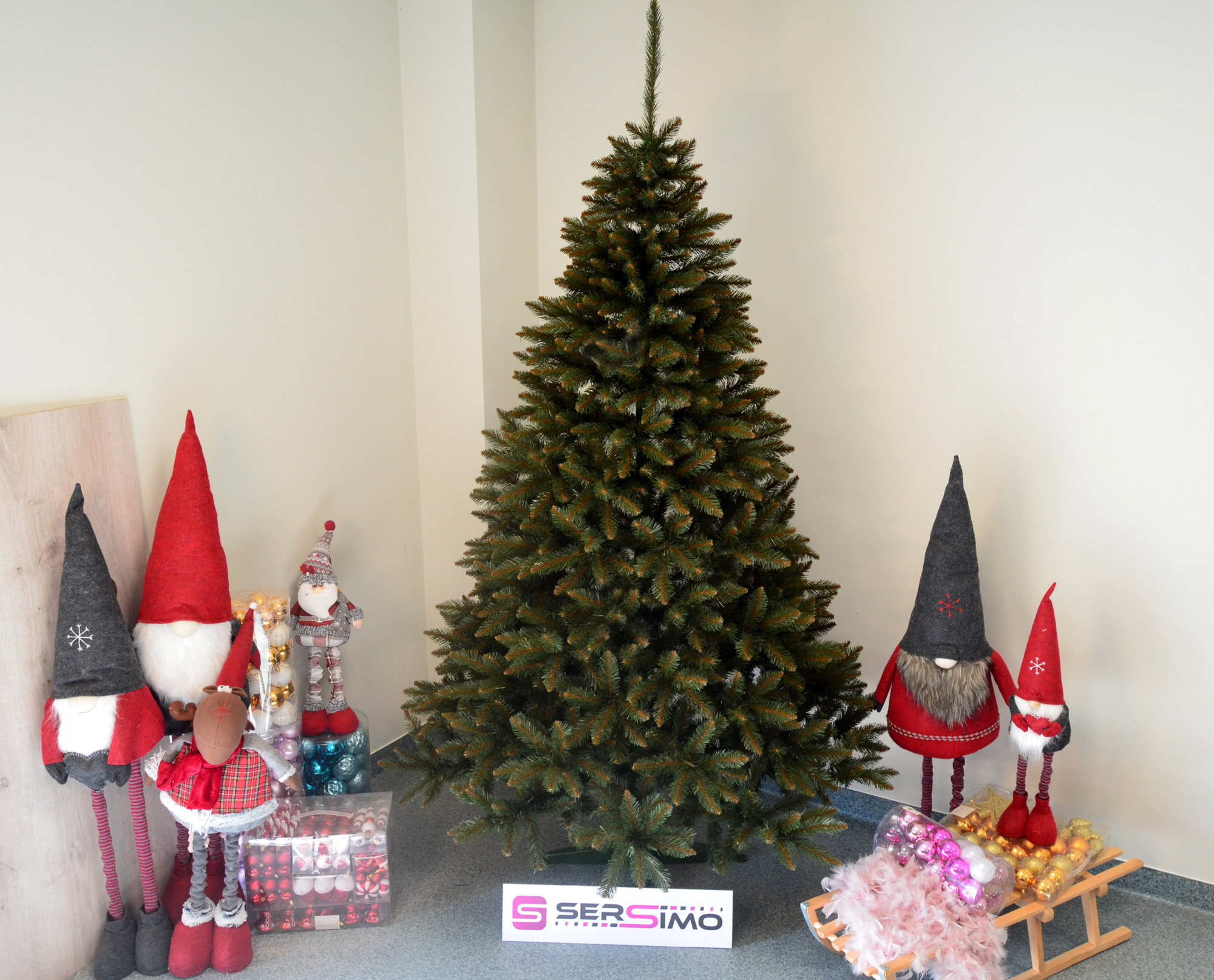 Brad artificial Christmas Deluxe by Sersimo, Royal, 240cm [5]