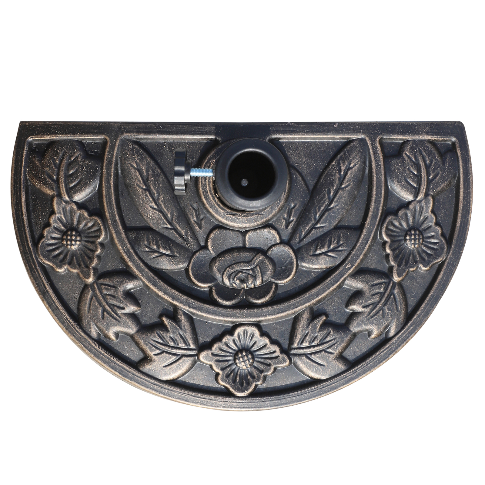  Baza pentru Umbrela de Soare in Rasina Reglabila cu Manivela 9 kg 50x31x32cm [7]