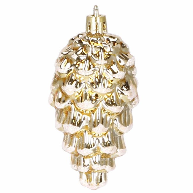 Set globuri si decoratiuni de Craciun, 72 piese, diverse dimensiuni, auriu [8]