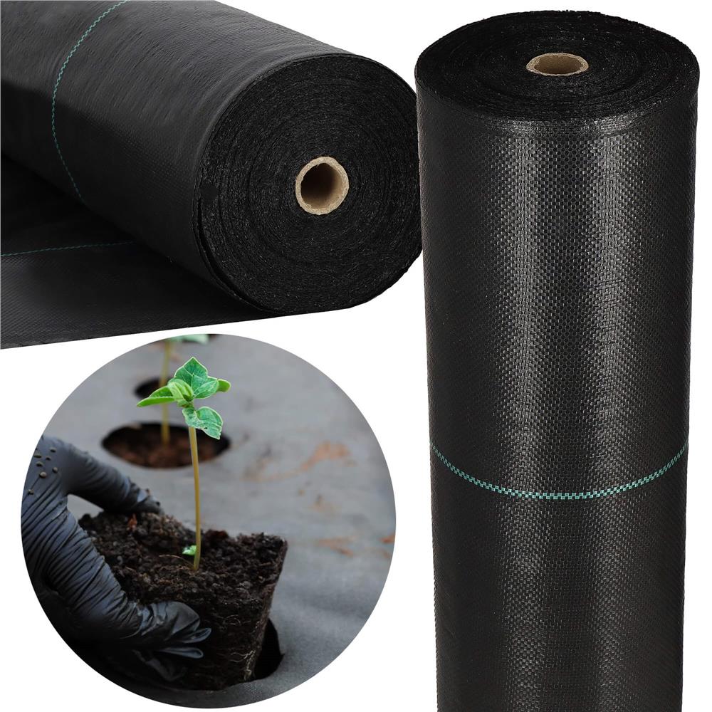 Folie agrotextil, mulcire, antiburuieni, filtru UV, 50 x 1.6metri, 90g/m2, negru [8]