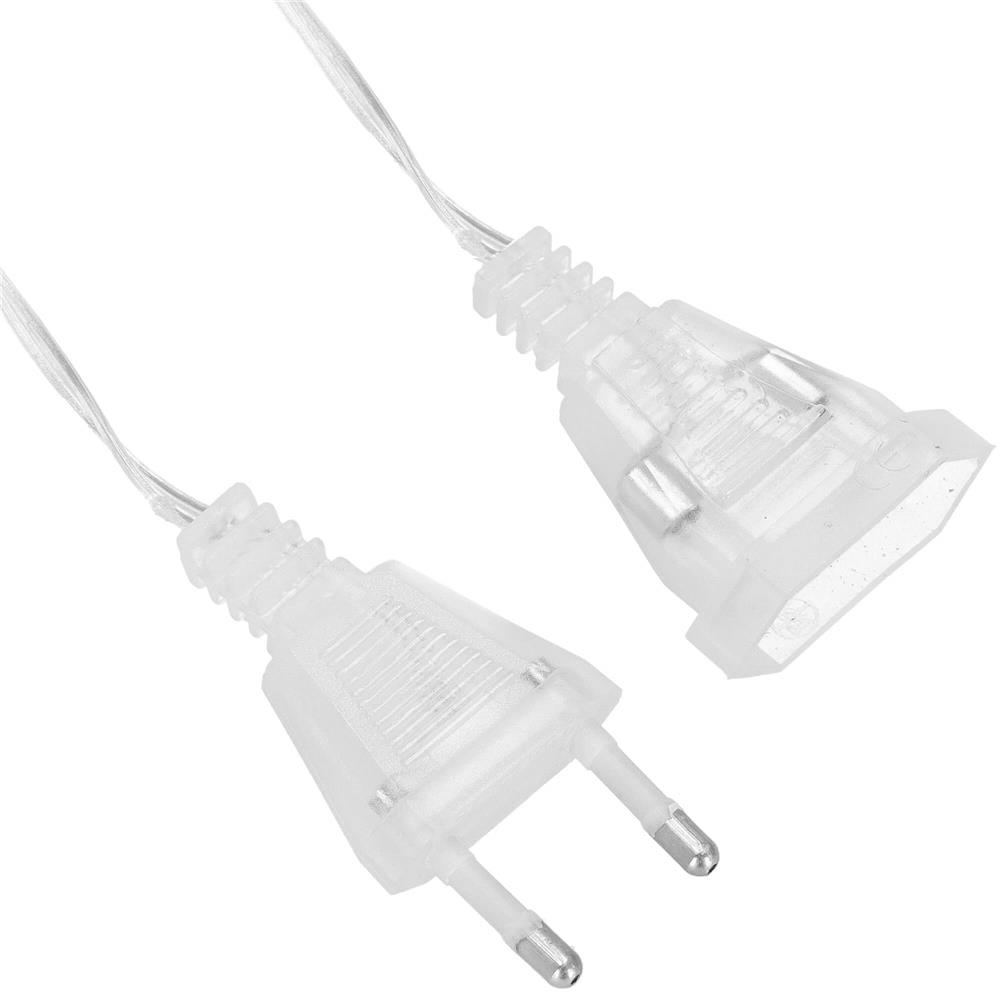 Ghirlanda luminoasa tip perdea 300 LED-uri, 3x3m, pentru interior, cu telecomanda, alb cald (galben) [8]