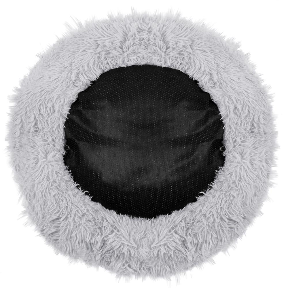 Pat Sersimo pentru caini si pisici, cu husa detasabila, gri, diametru 100cm [7]