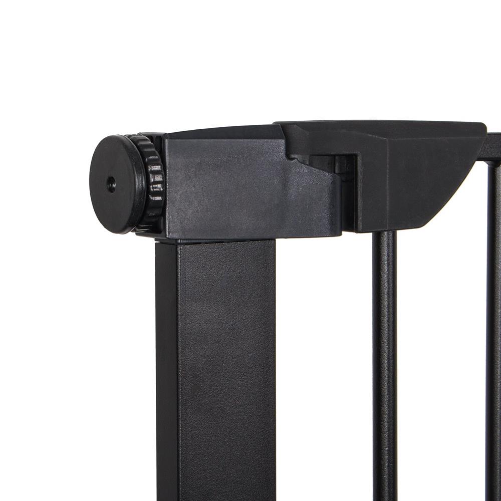 Poarta de siguranta Safety Gate pentru scari, ajustabila 83-89 cm, din otel, neagra [7]