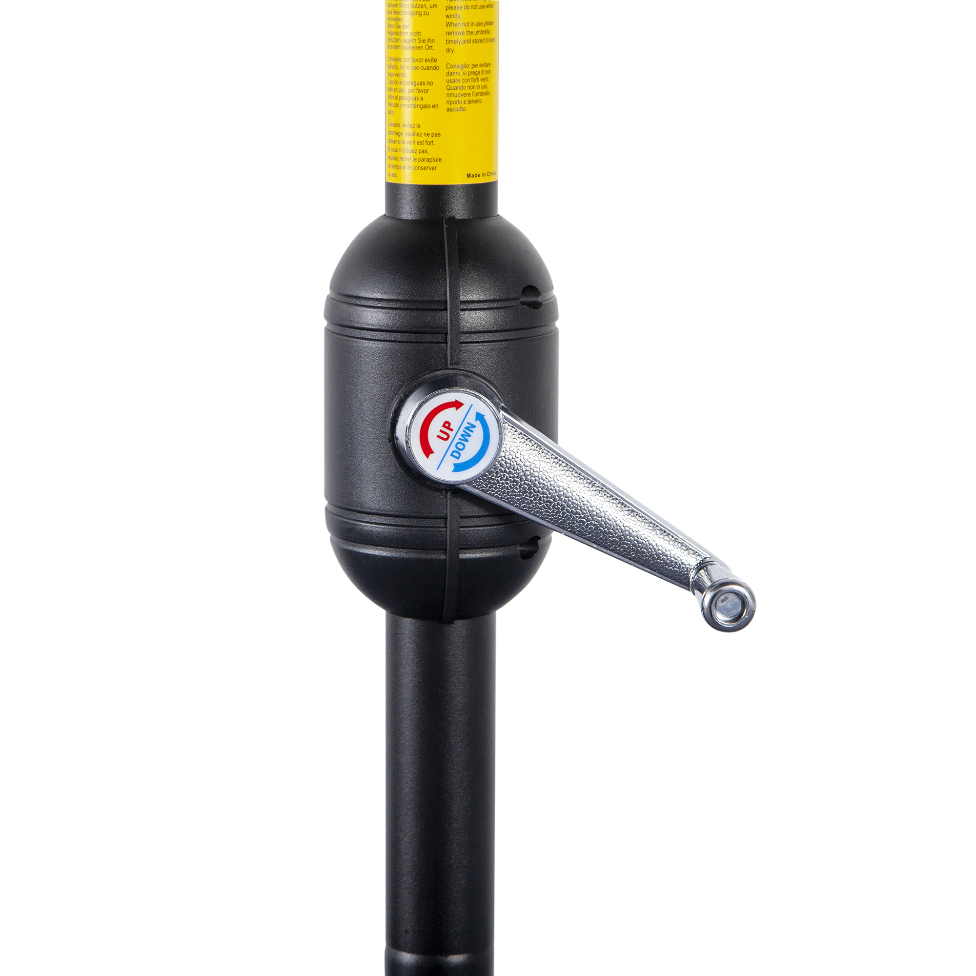  Umbrela Semicirculara Impermeabila Protectie UV Alba 269x138x236cm [7]