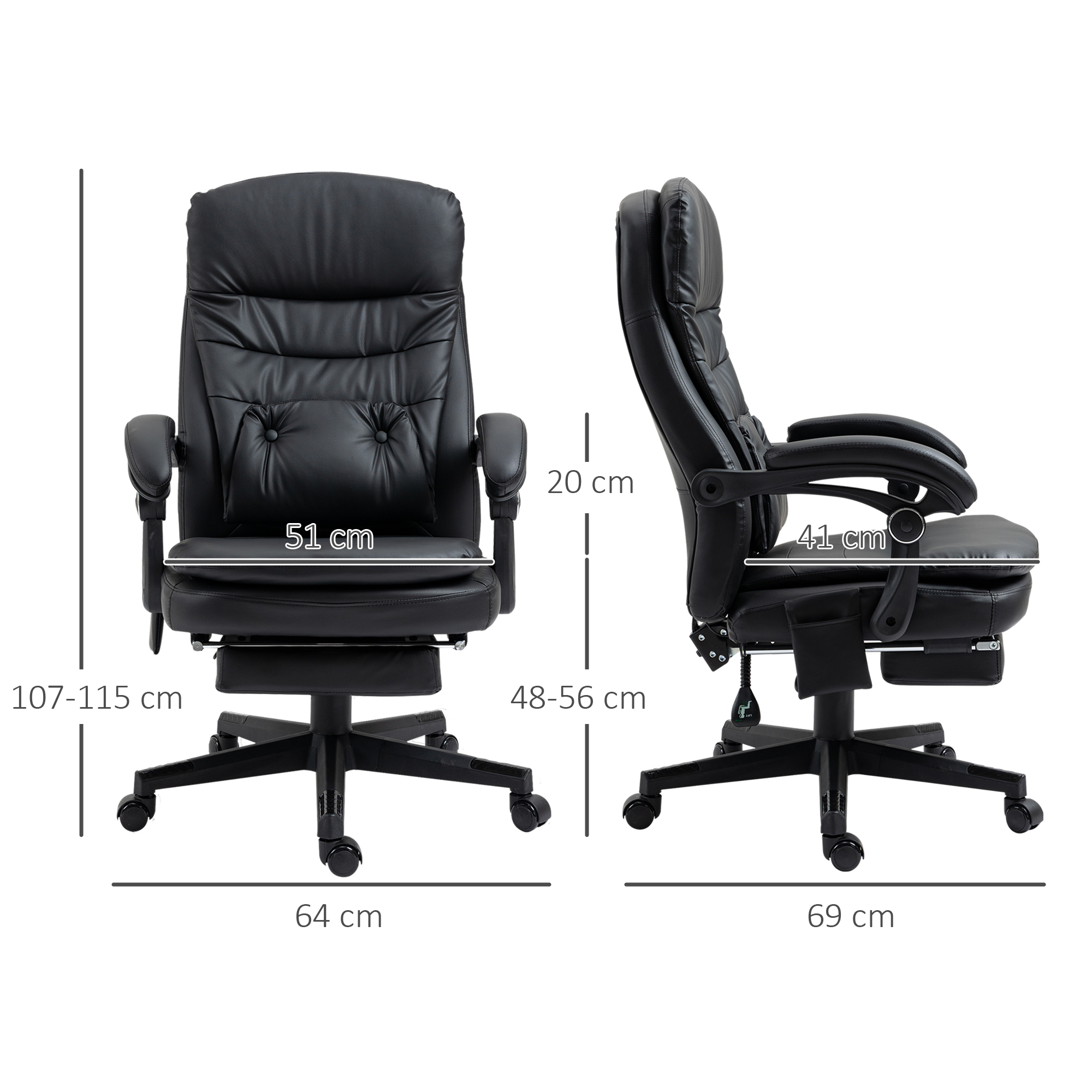  Scaun Masaj USB - Directorial, Cu Vibratii & Design Ergonomic [2]