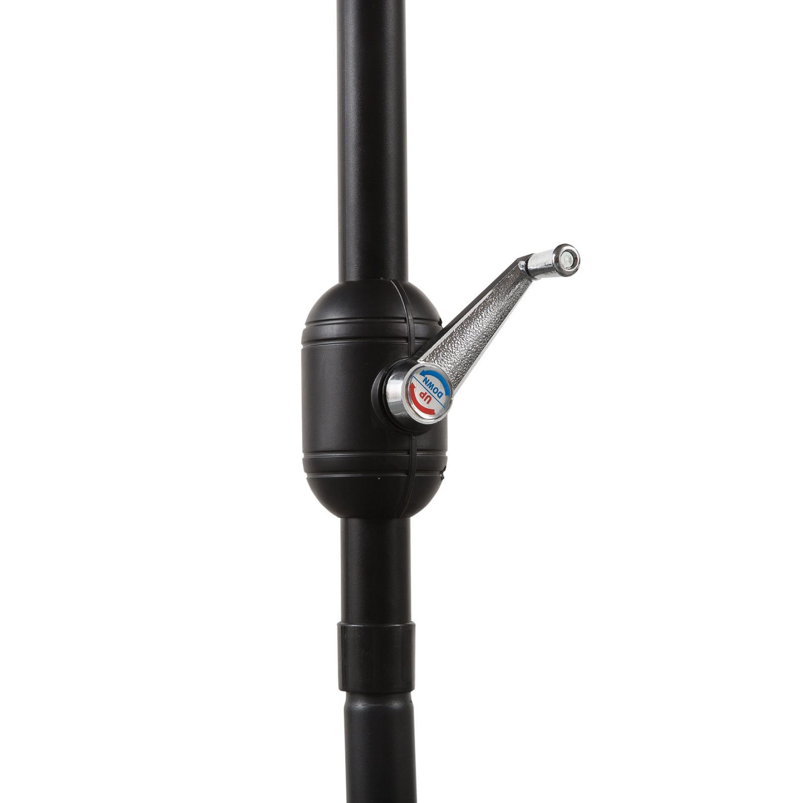  Umbrela de Soare pentru Plaja sau Gradina Impermeabila din Otel Maro Cafea Φ3x2.50m [8]