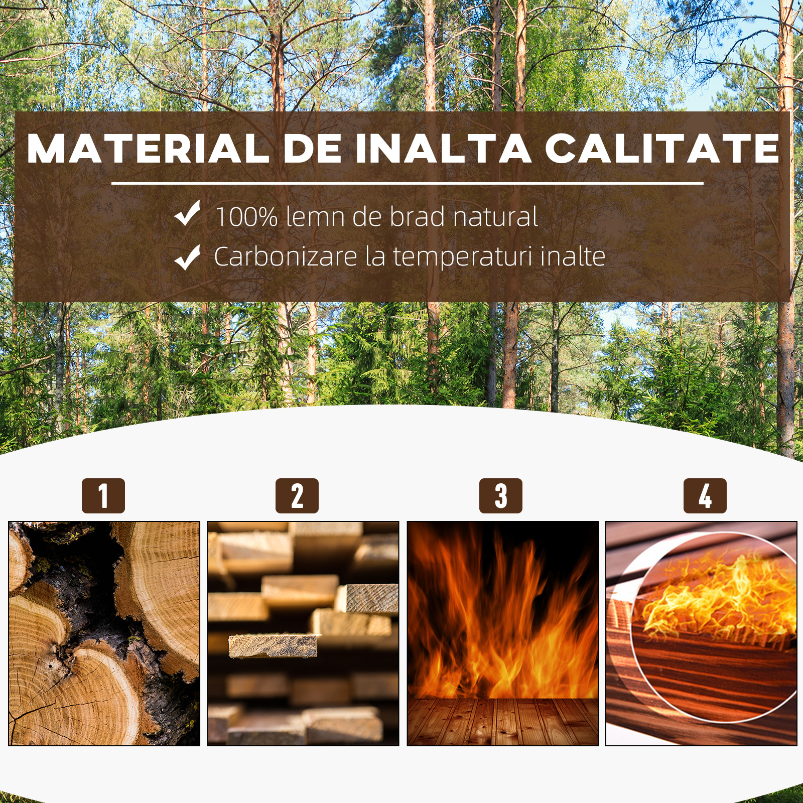  ghiveci din lemn pentru plante, 100x36.5x36 cm, maro [4]