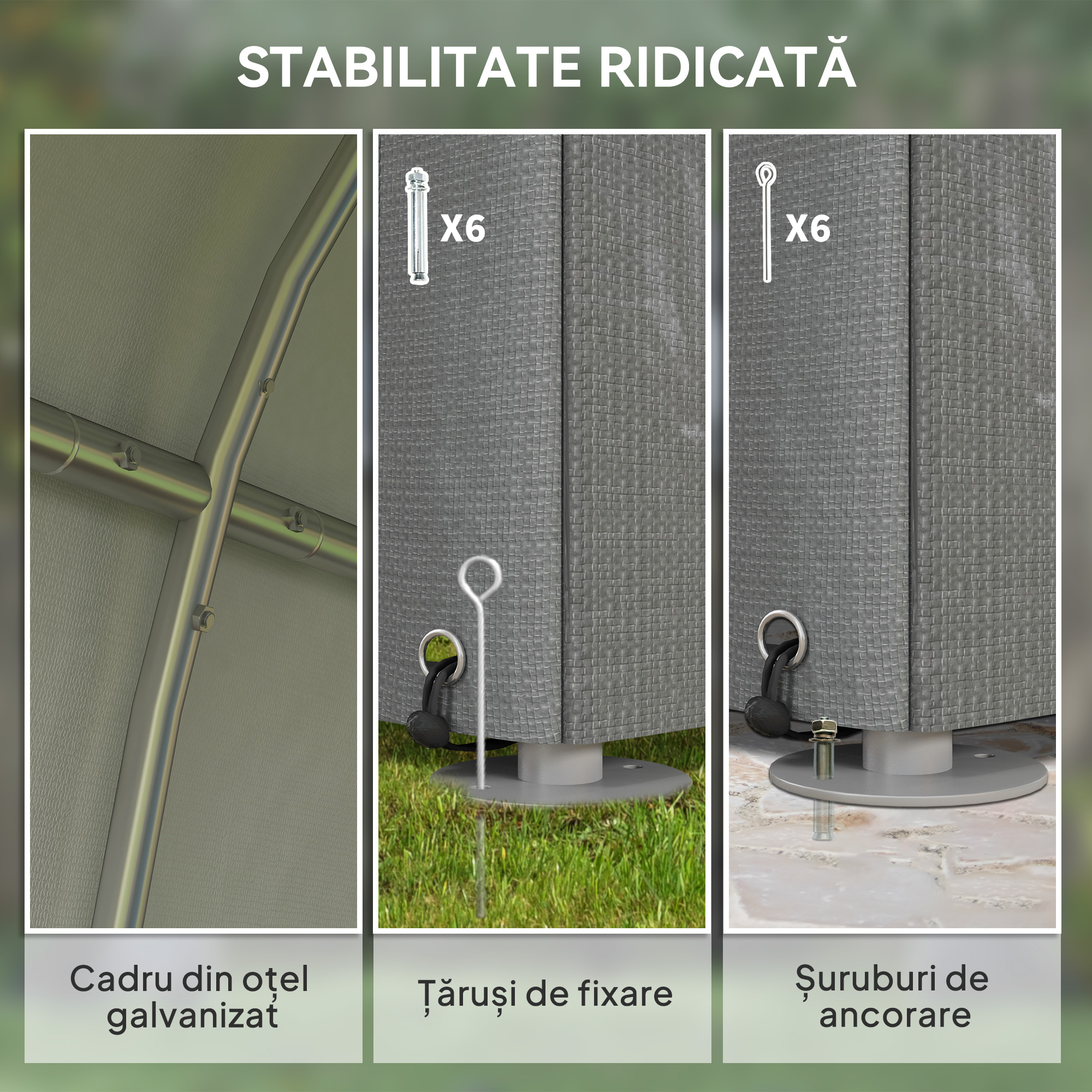  Cort Garaj Moto 120×179×165 cm - Cu Fermoar, Protectie Exterior [4]