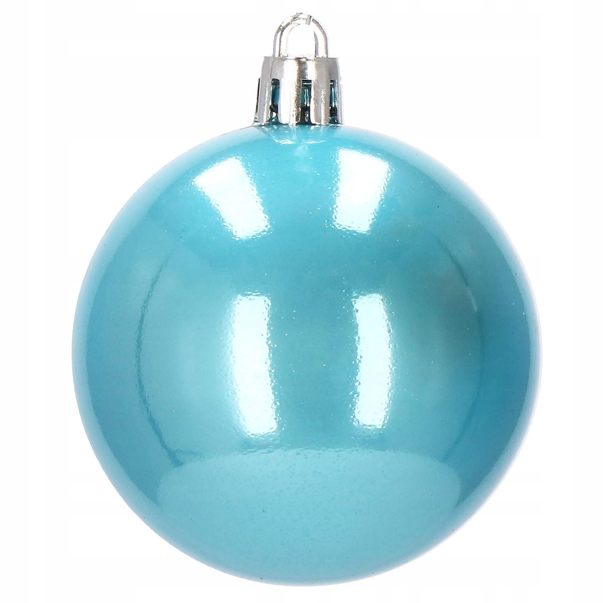 Set globuri de Craciun Inedit, 30 bucati, 6cm, transparente si albastru [8]