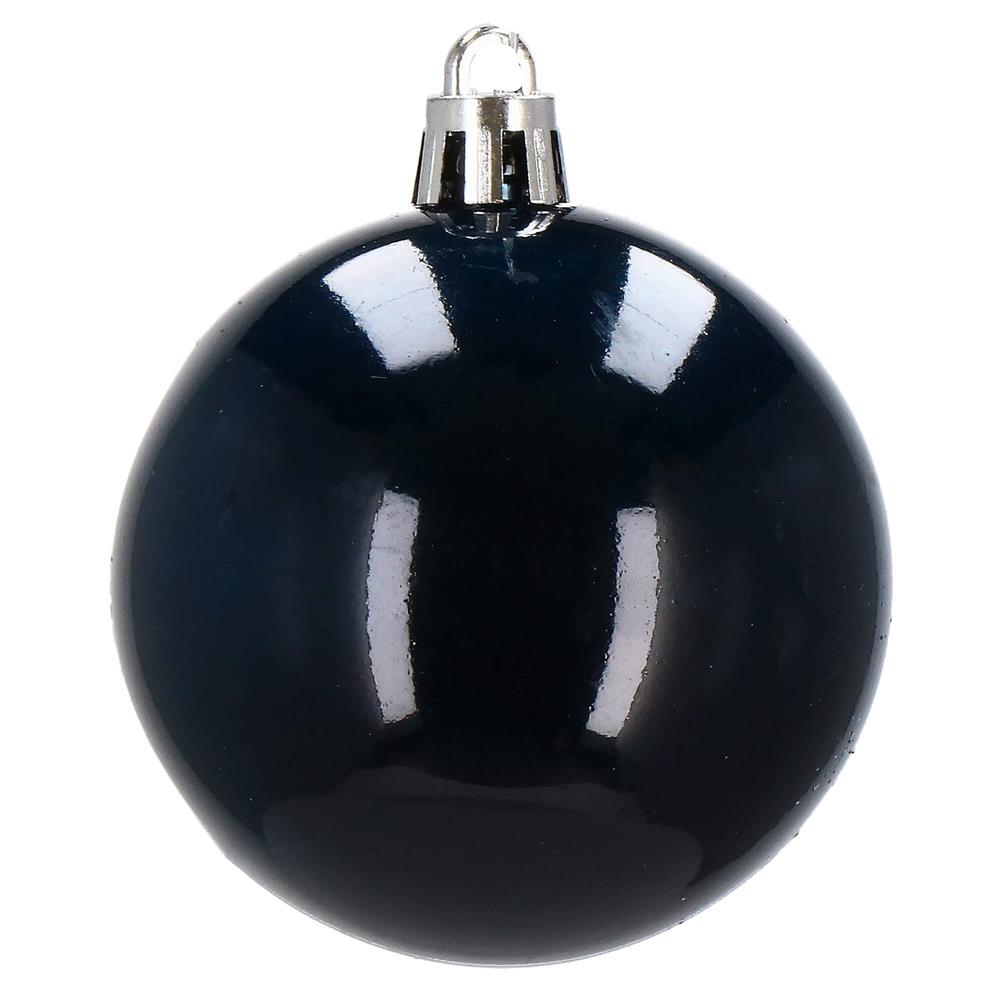 Set globuri de Craciun, 20 bucati, 3 modele, 4cm, albastru marin [8]