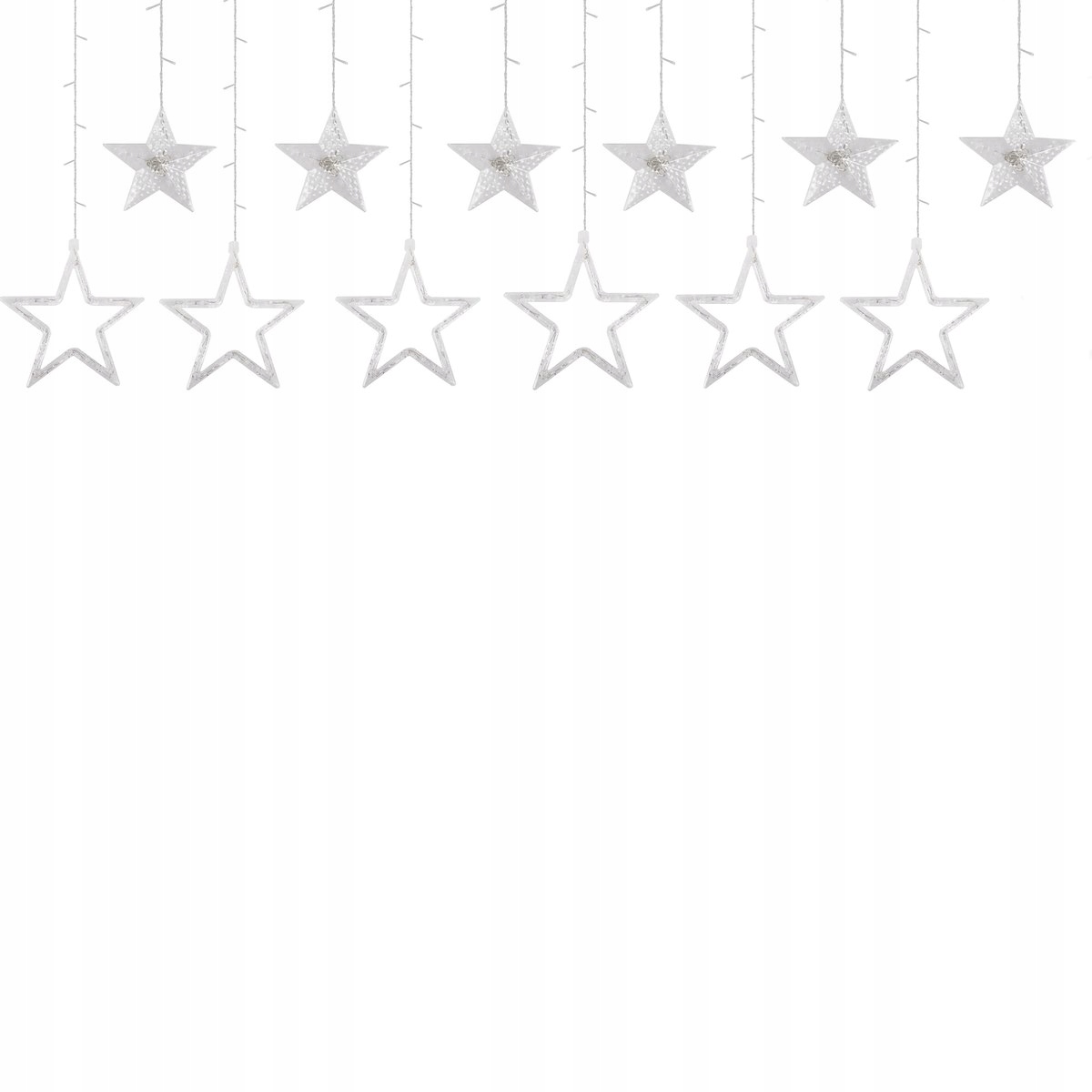 (DL) Instalatie lumina tip perdea cu 138 LED-uri, 2m, pentru interior/exterior, iluminare alb rece [8]