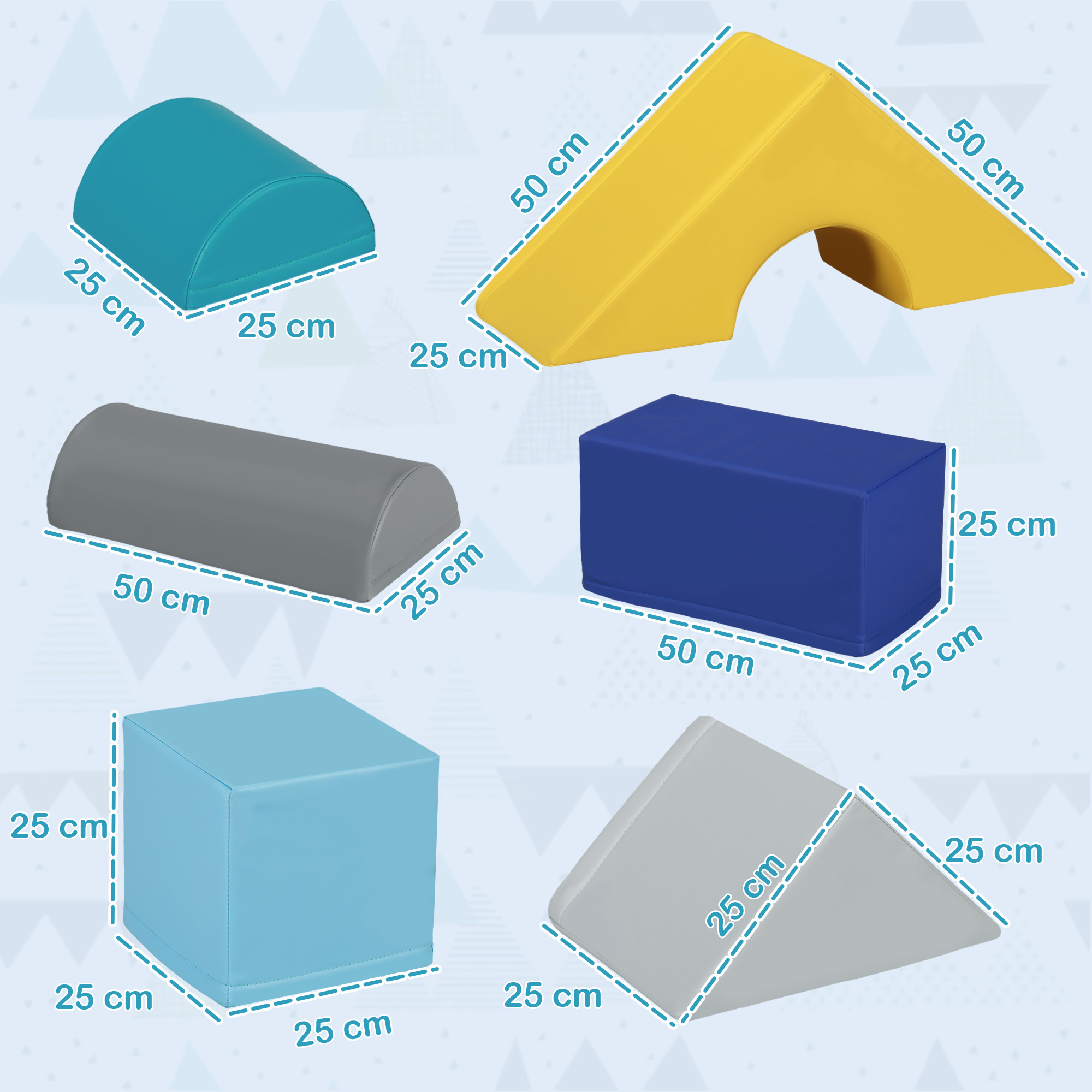  Set de Constructii Moi pentru Copii 1-3 Ani cu 11 Forme, 25x25x50 cm, Multicolor [2]