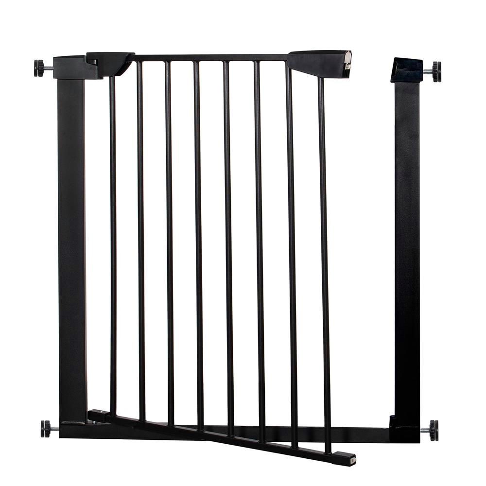 Poarta de siguranta Safety Gate pentru scari, ajustabila 75-82 cm, din otel, neagra [8]
