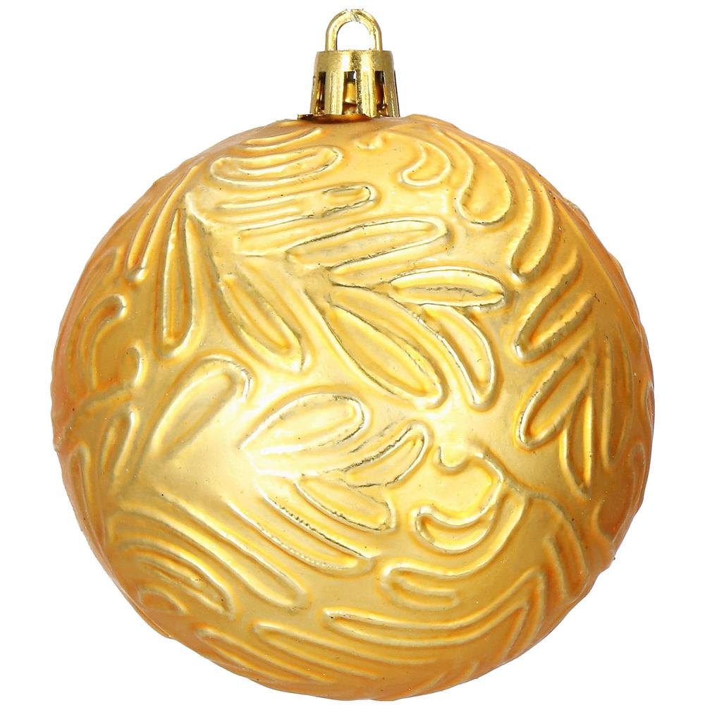 Set globuri de Craciun, 16 bucati, 8cm, 6 modele, negru auriu [9]