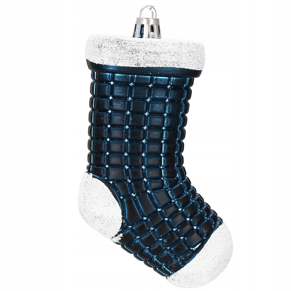 Set globuri si decoratiuni de Craciun, 77 piese, diverse dimensiuni, albastru inchis [10]