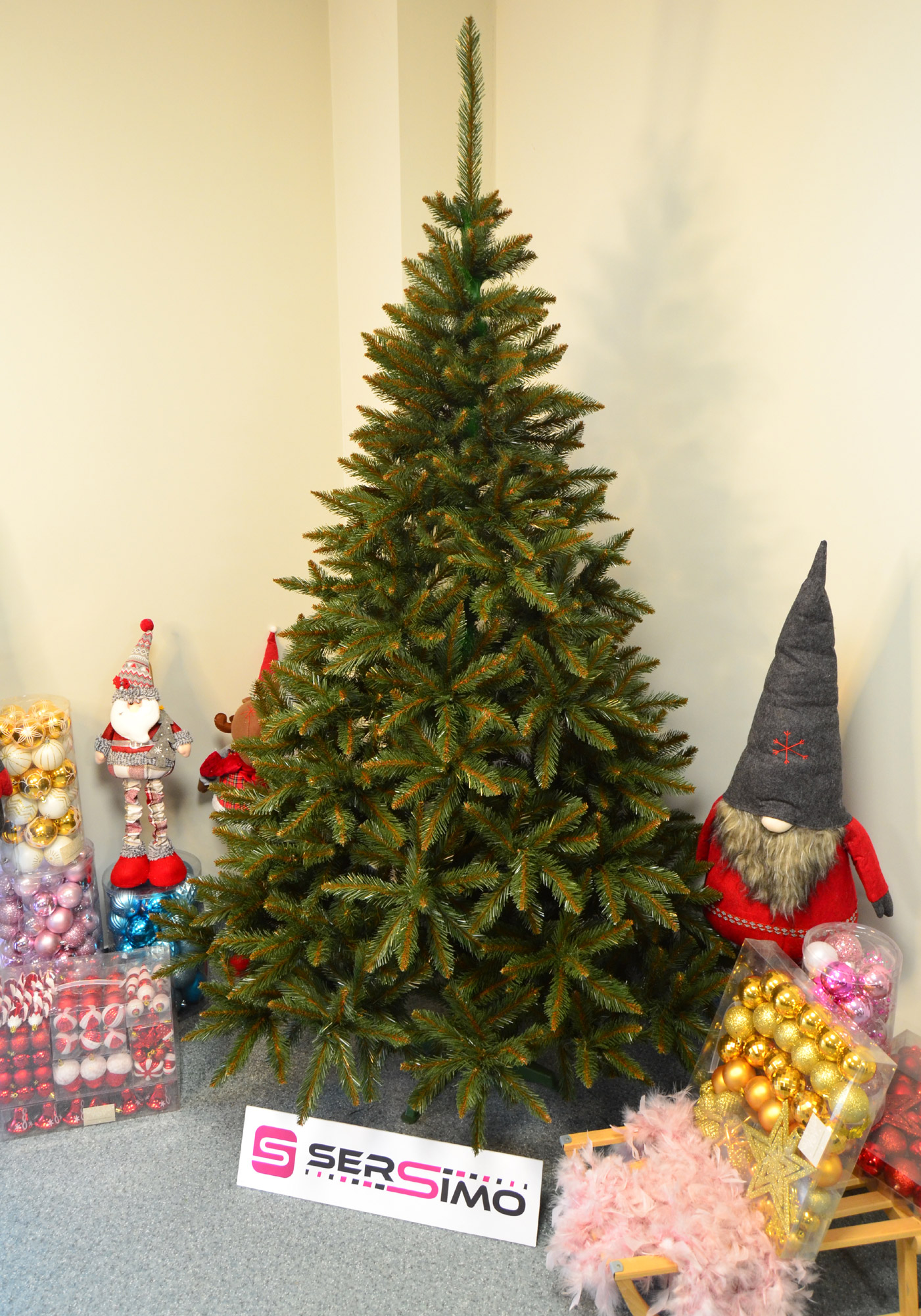 Brad artificial Christmas Deluxe by Sersimo, Royal, 220cm [27]