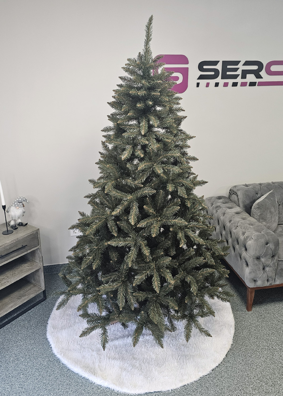 Brad artificial Christmas Deluxe by Sersimo, Caucazian Premium, 2D, 220cm [3]