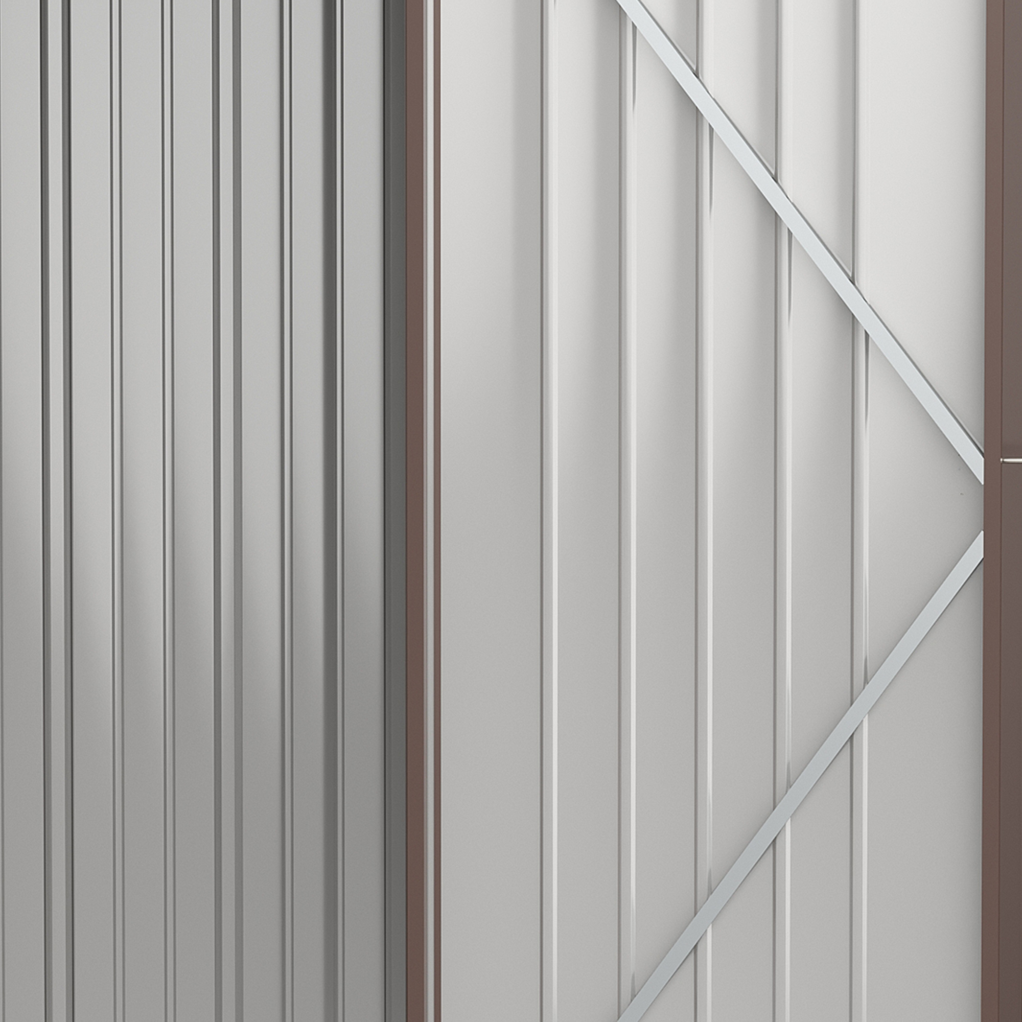  Sopron de Gradina din Otel Suport Scule, Magazie pentru Scule cu Zavor, 161.5x94.5x196cm, Maro [7]