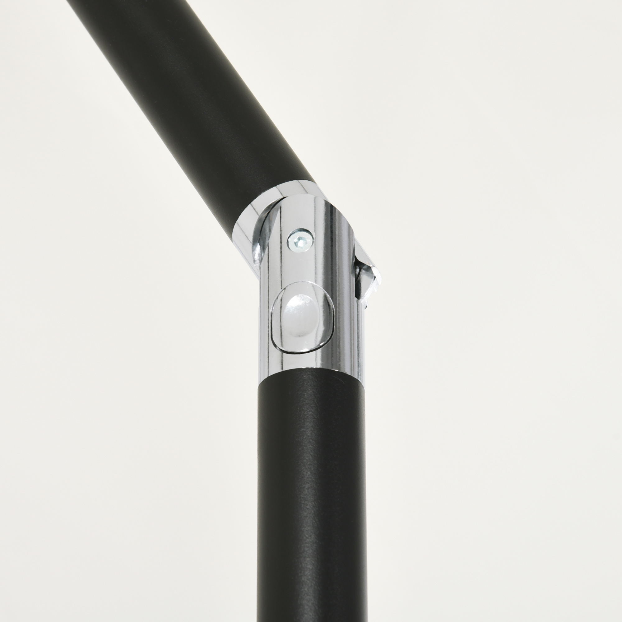  Umbrela de Gradina inclinabila cu Manivela si 6 Spiţe, 2x3 m, Alb Crem [8]