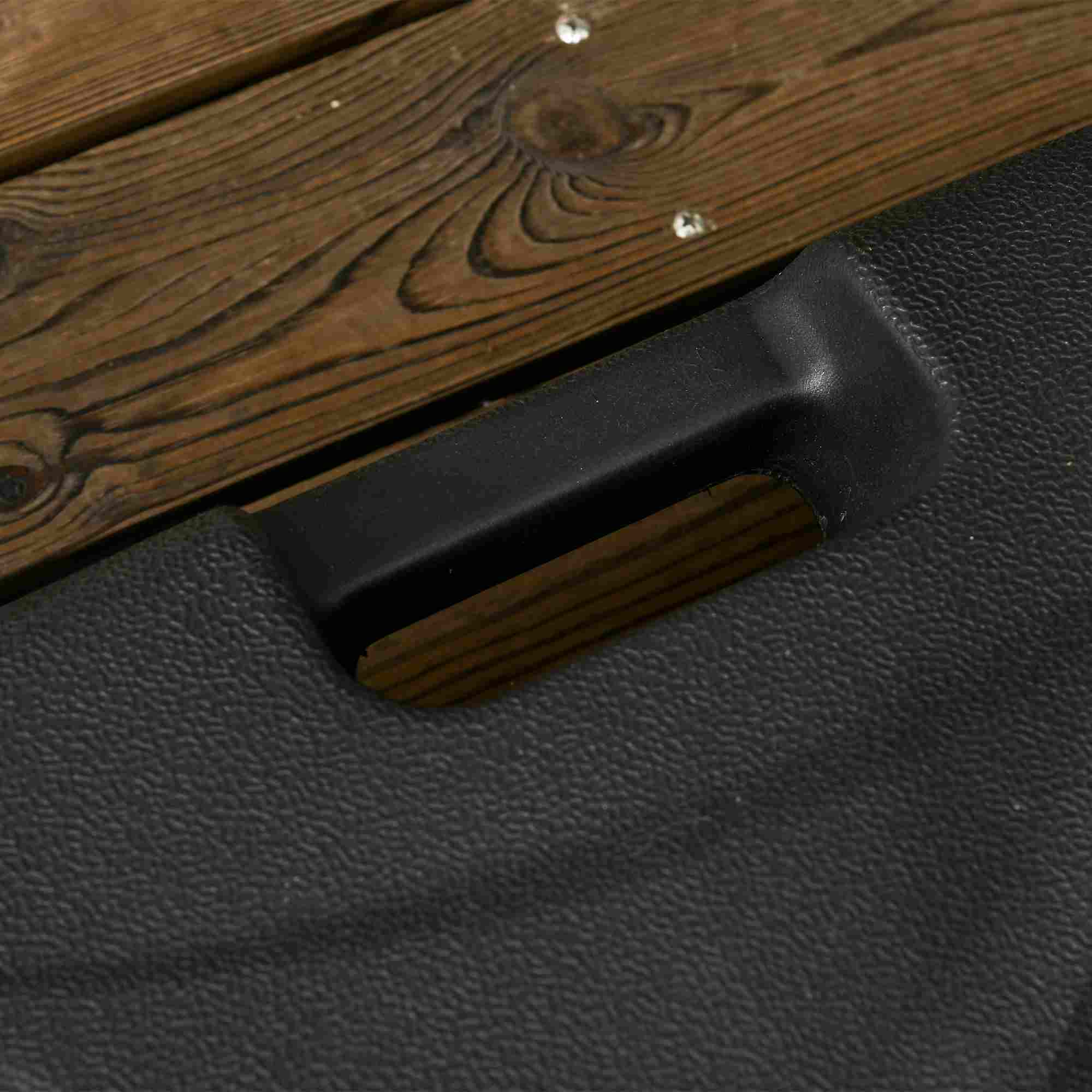  Baza pentru Umbrela de Gradina de Umplut cu Apa si Nisip,HDPE, Negru, 46x45x26cm [8]