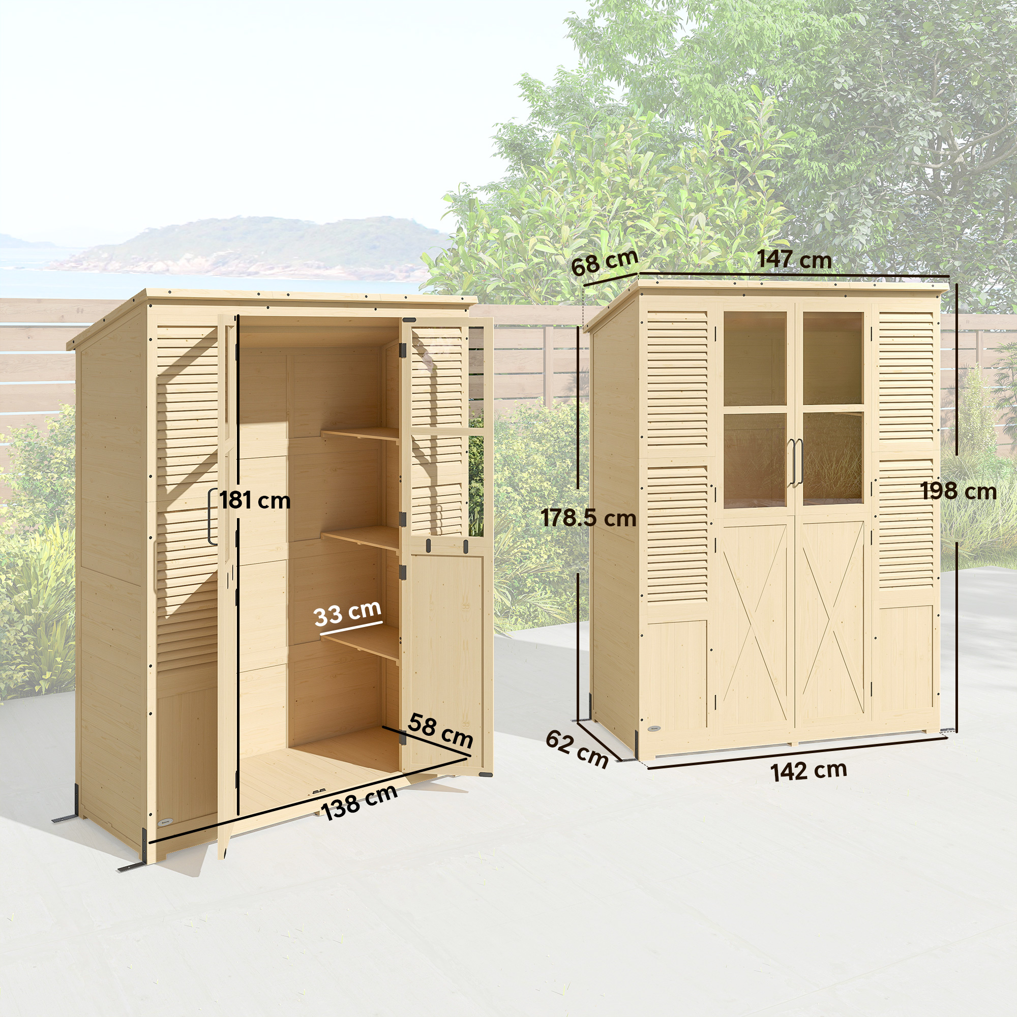  magazie debara spatiu depozitare unelte dulap exterior [2]