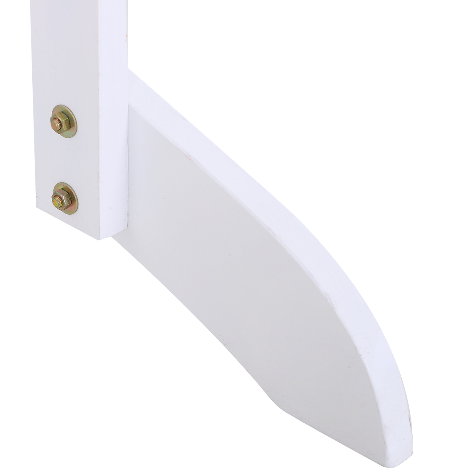  Scaun de Gradina Adirondack din Lemn Alb 97x72.5x93cm [7]