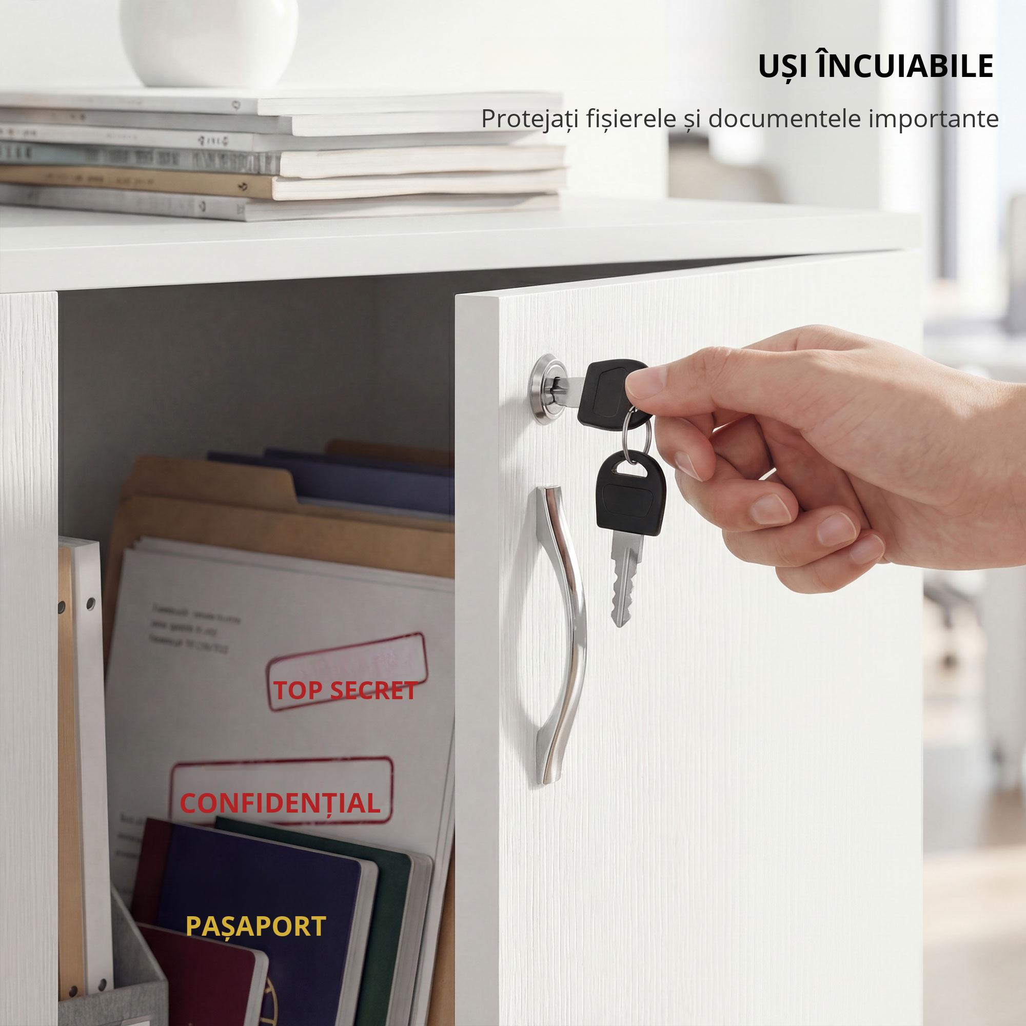  Mobilier Birou - Dulap Multifunctional Lemn cu incuietoare [3]