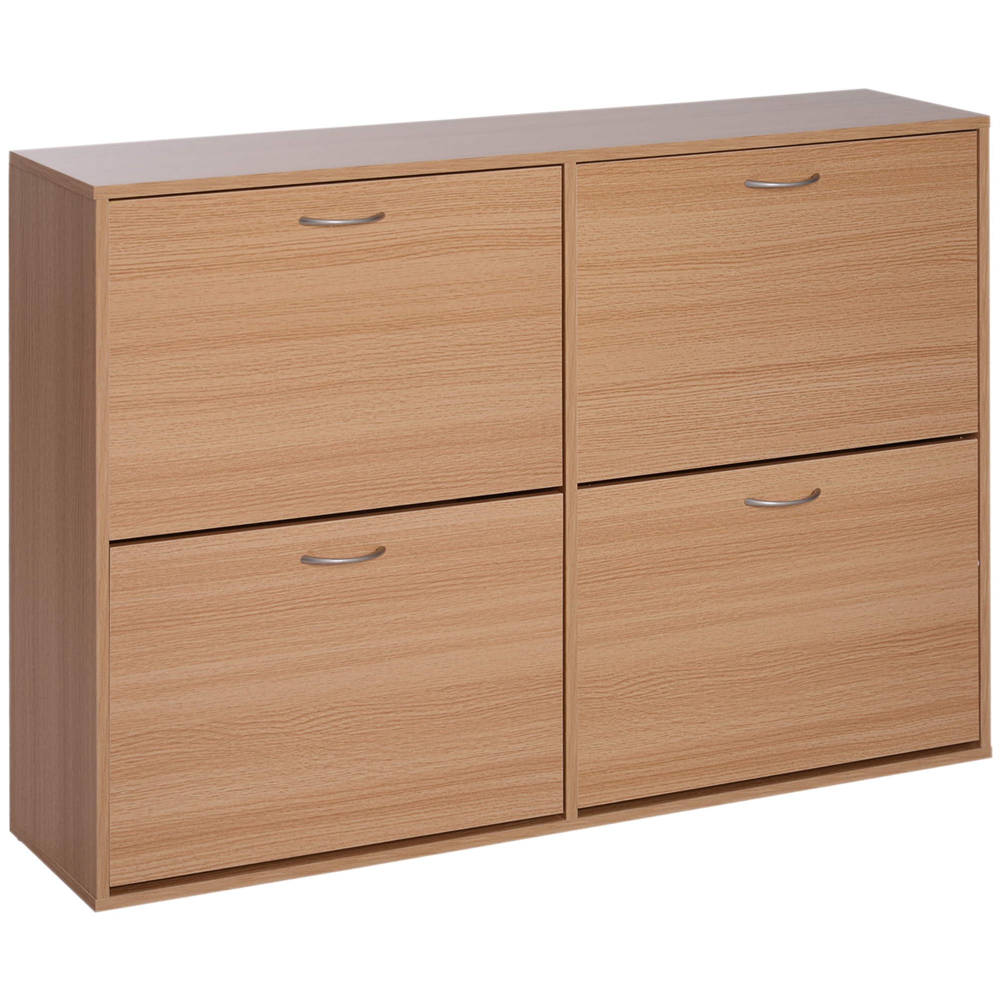 Living & hol -  Dulap Pantofi Lemn 120×24×81 cm - 24 Perechi, Hol sau Dormitor