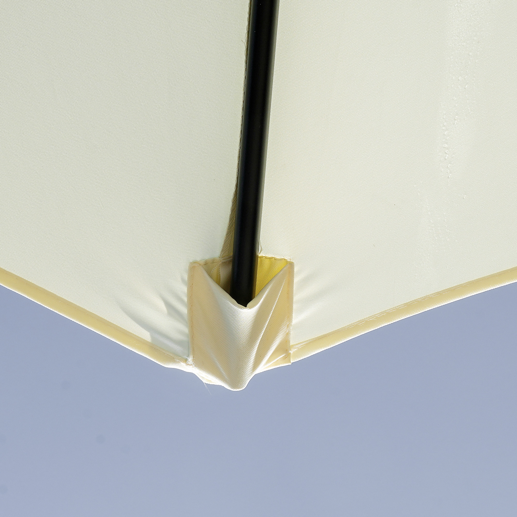  Umbrela de gradina inclinabila cu 8 spite si manivela, din metal si poliester, Ø295x250 cm, bej [8]