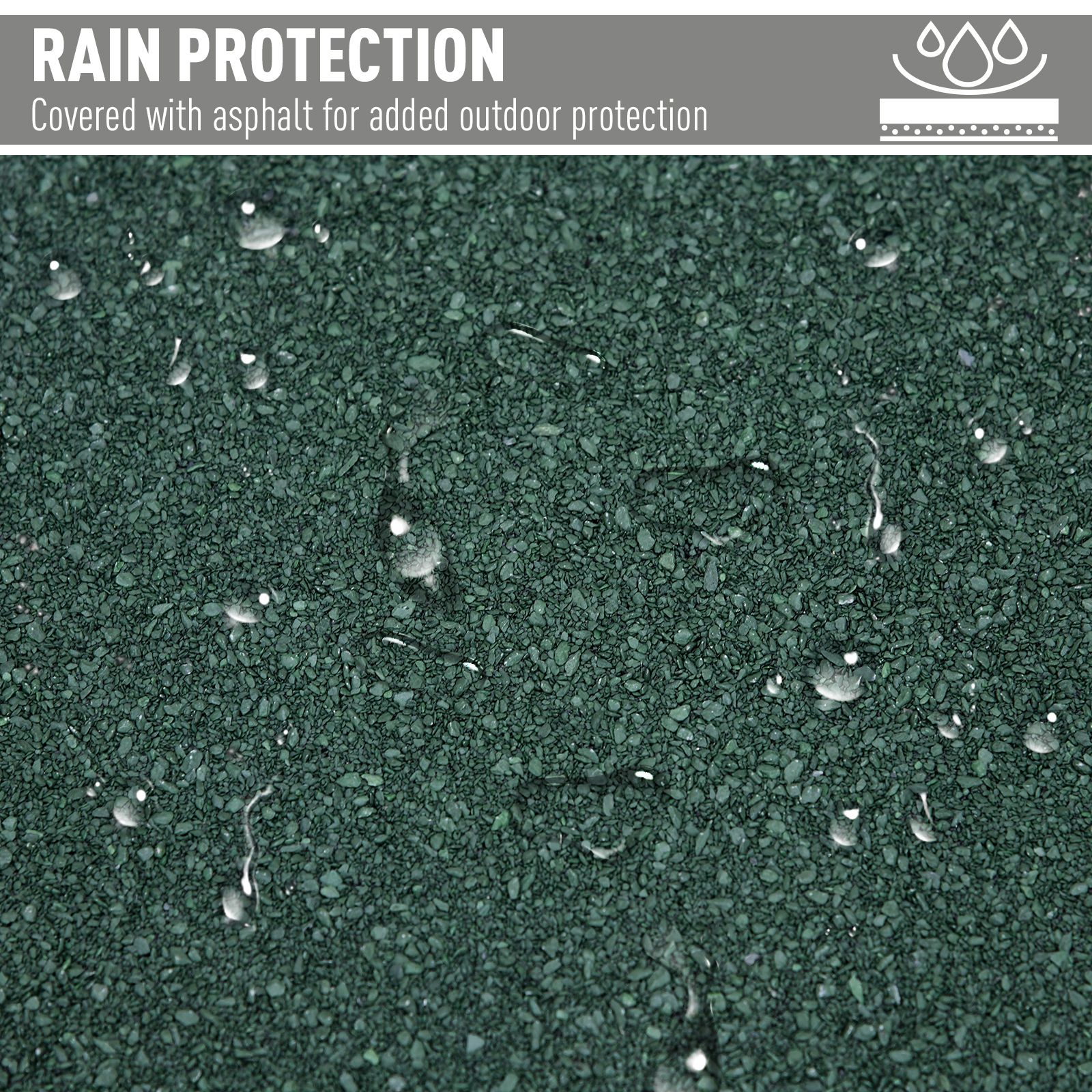  Magazie din Lemn de Brad pentru Unelte cu 3 Niveluri, cu Acoperis din Bitum si Carlige, 77x58x175 cm, Gri [6]