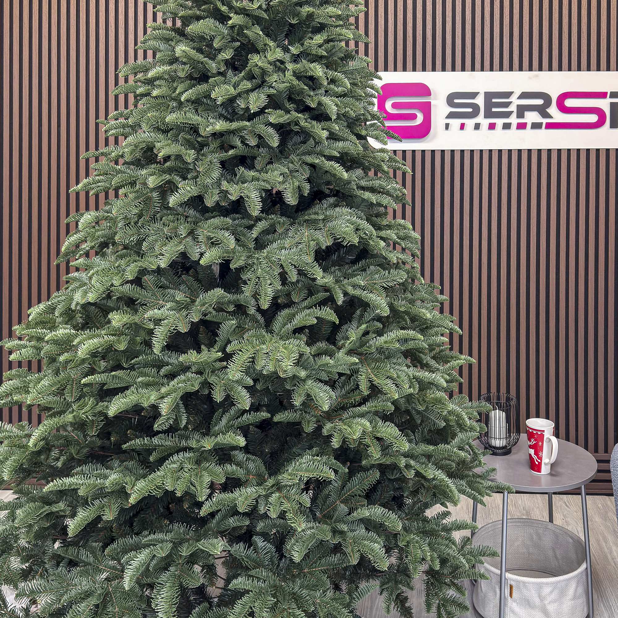 Brad artificial Christmas Deluxe by Sersimo, Alaska, verde, mix 2D+3D, 250 cm [10]