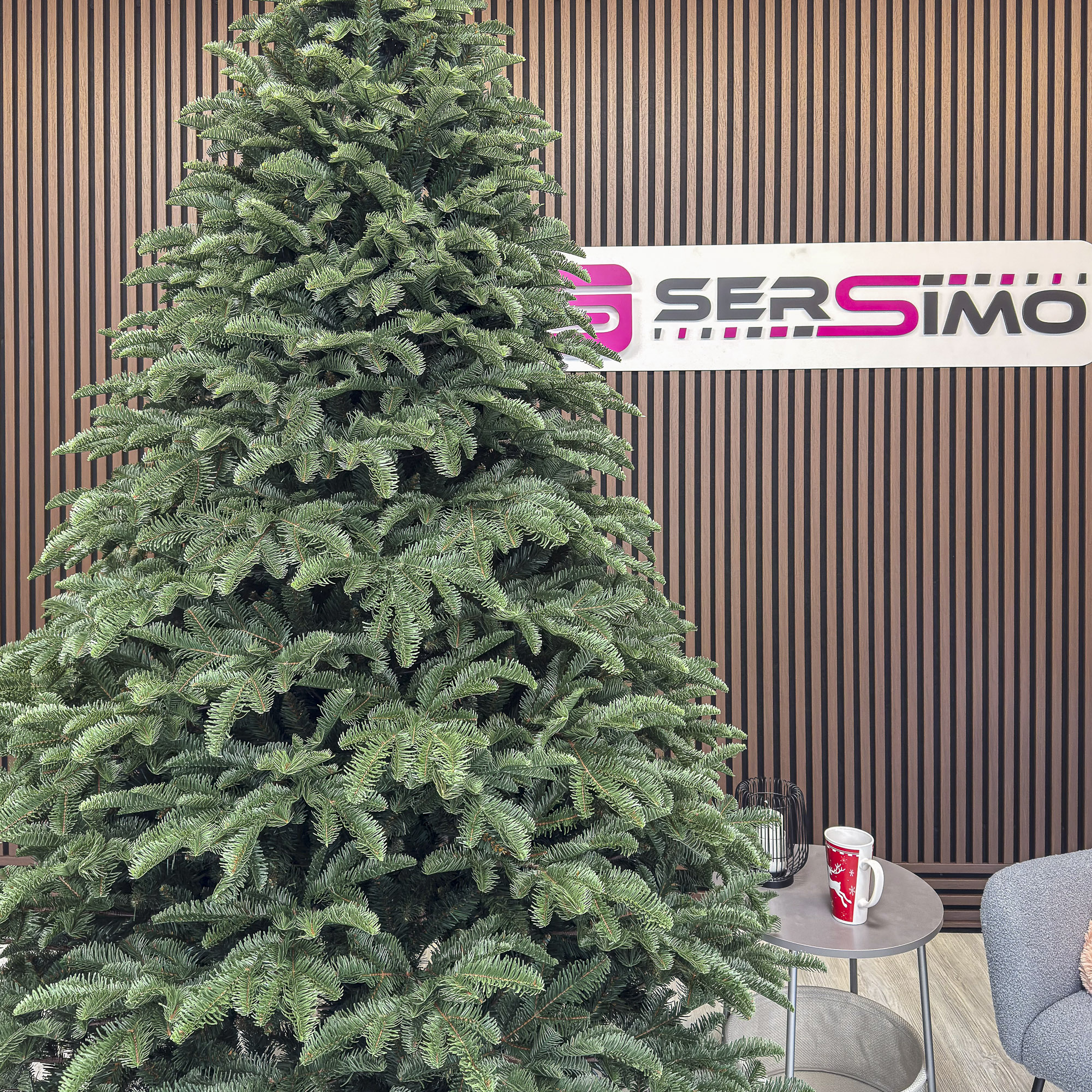 Brad artificial Christmas Deluxe by Sersimo, Alaska, verde, mix 2D+3D, 250 cm [11]