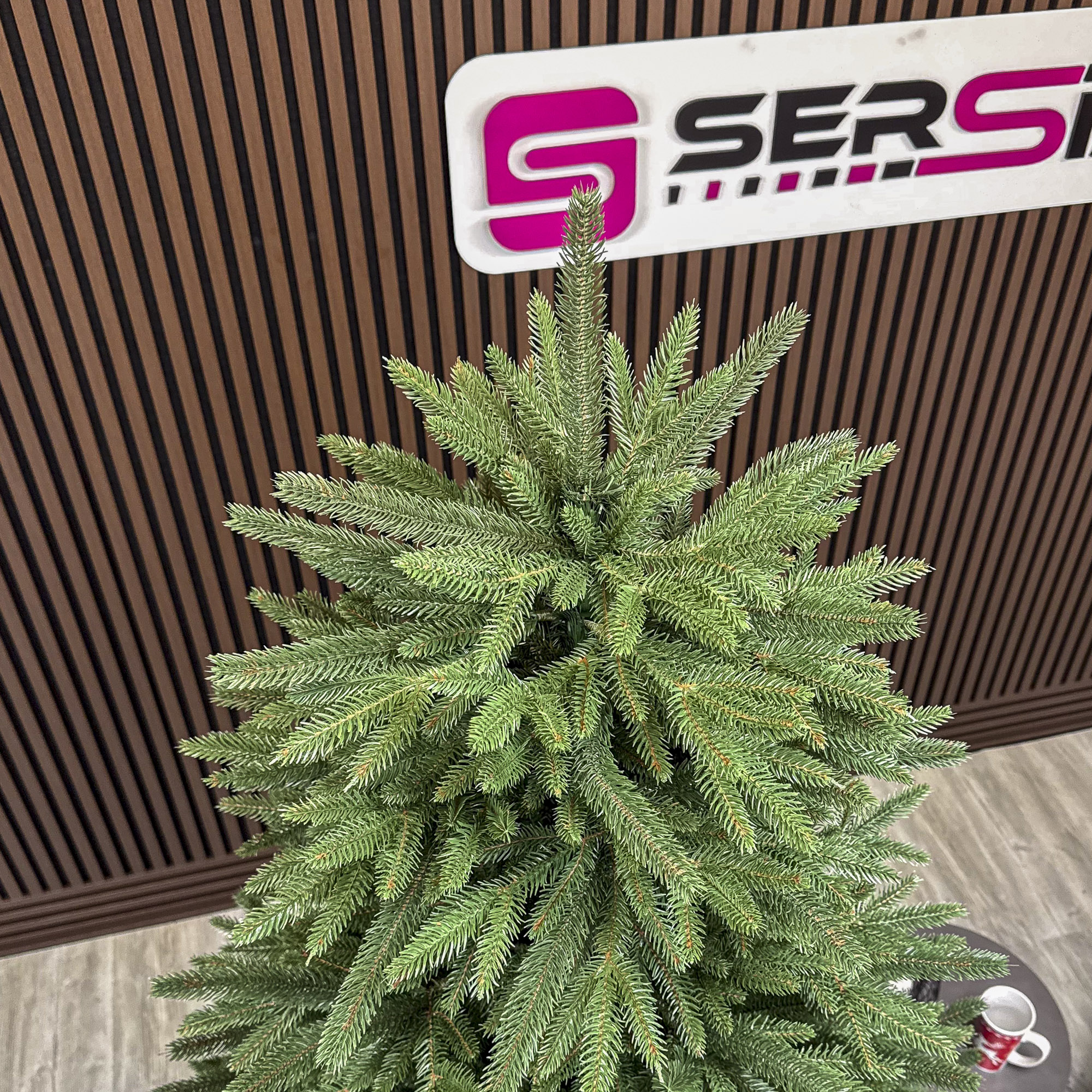 Brad artificial Christmas Deluxe by Sersimo, Alpine, verde, integral 3D, 230 cm [6]