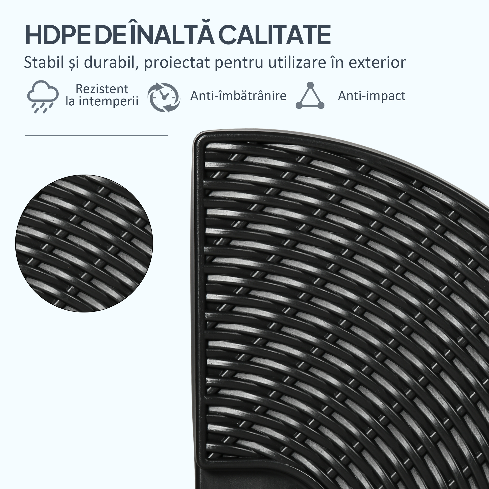  Set de greutati din 4 piese pentru baza umbrelei de gradina in consola pentru umbrelele cu articulatie tip banana, Greutati pentru umbrela  pentru suportul bazei, negru [5]