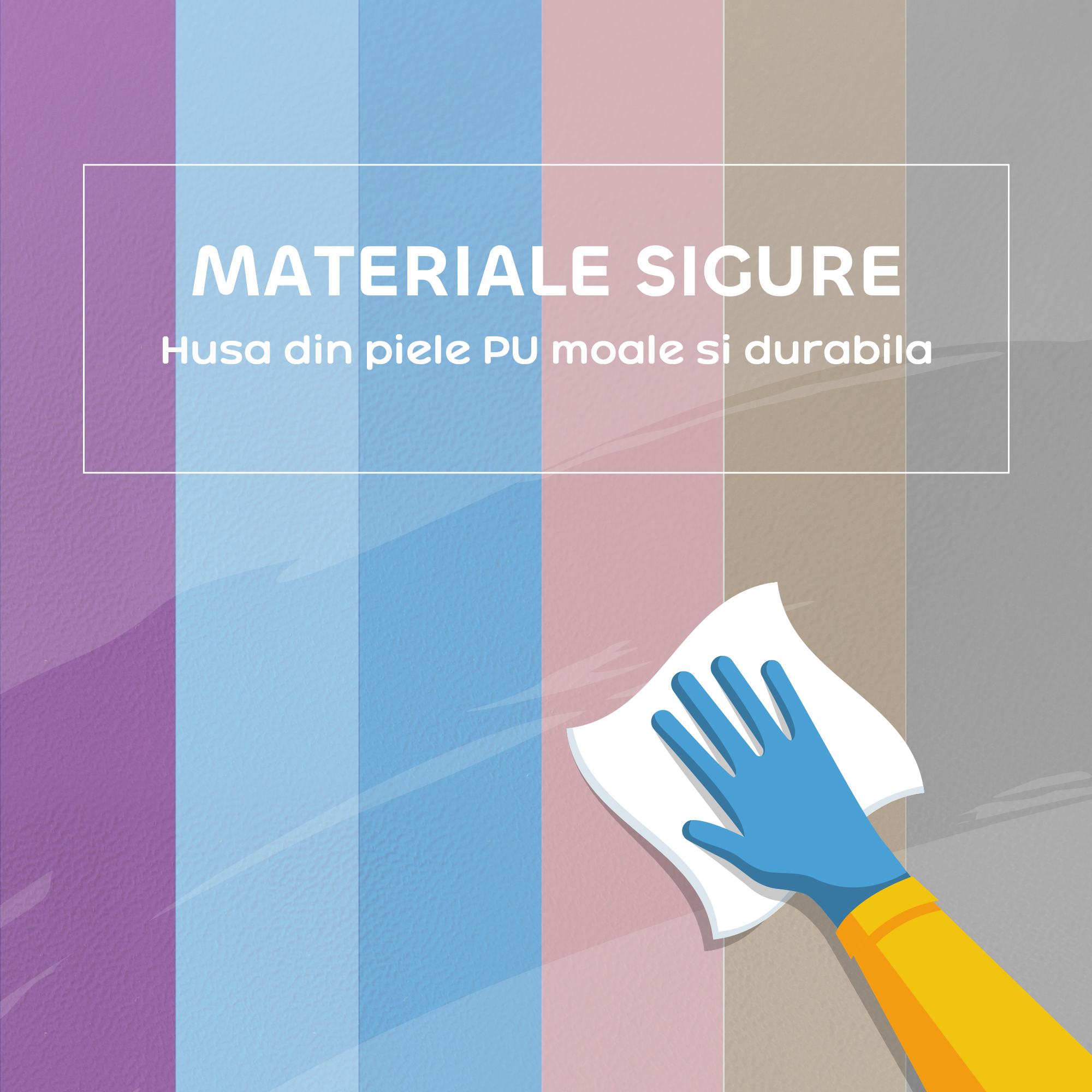  Set 12 Cuburi de Jucarie Moi pentru Copii 12-36 Luni, 20x20x20 cm, Multicolor Deschis [5]