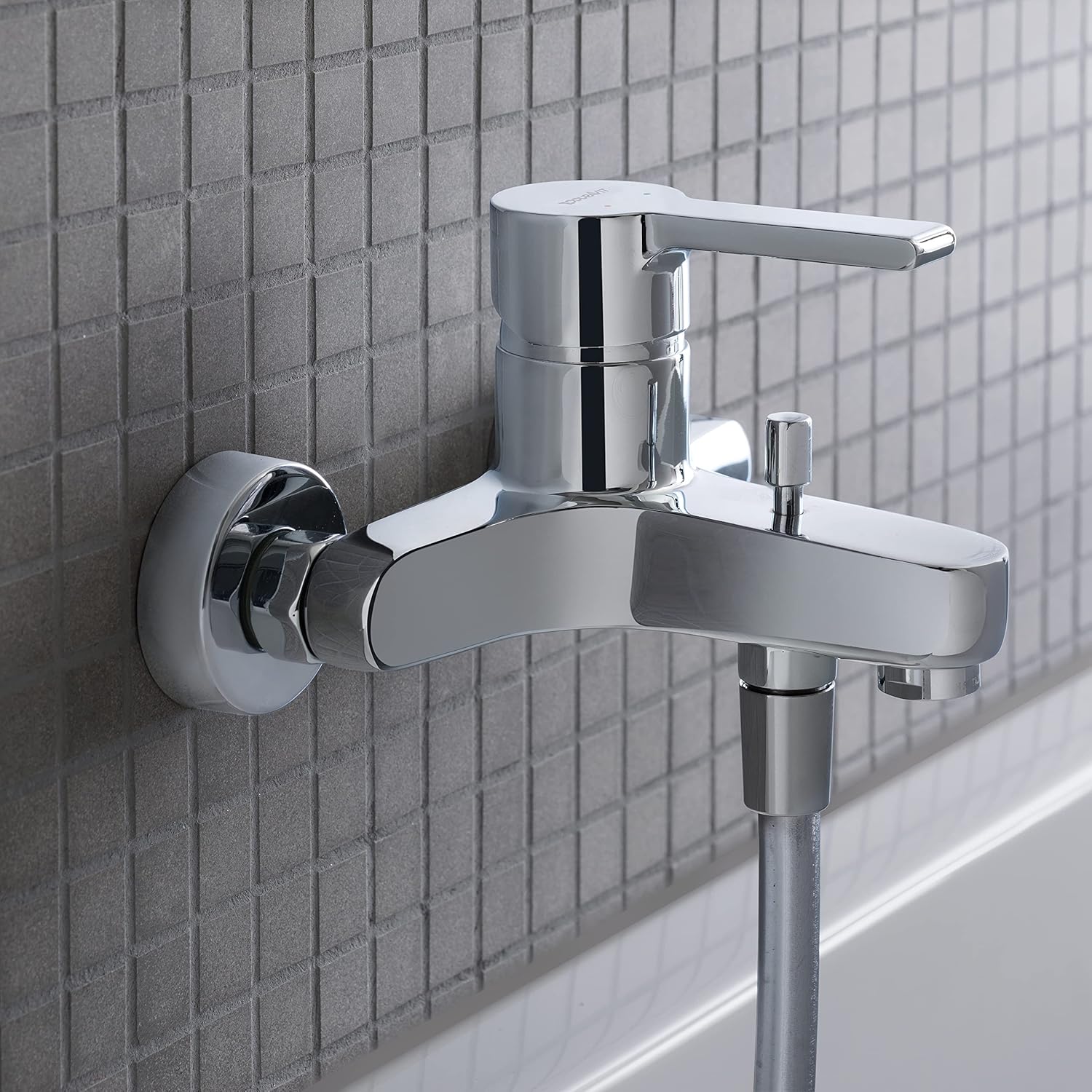 Baterie cada Duravit B25230000010, B.2, montaj pe perete, tip incastrare aparent, tip comanda monocomanda, crom [1]