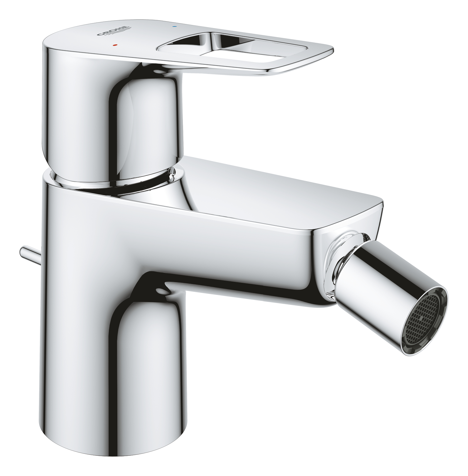 Baterii sanitare - Baterie bideu Grohe 23338001, Bauloop, tip comanda monocomanda, marime s, tip instalare pe bideu, crom