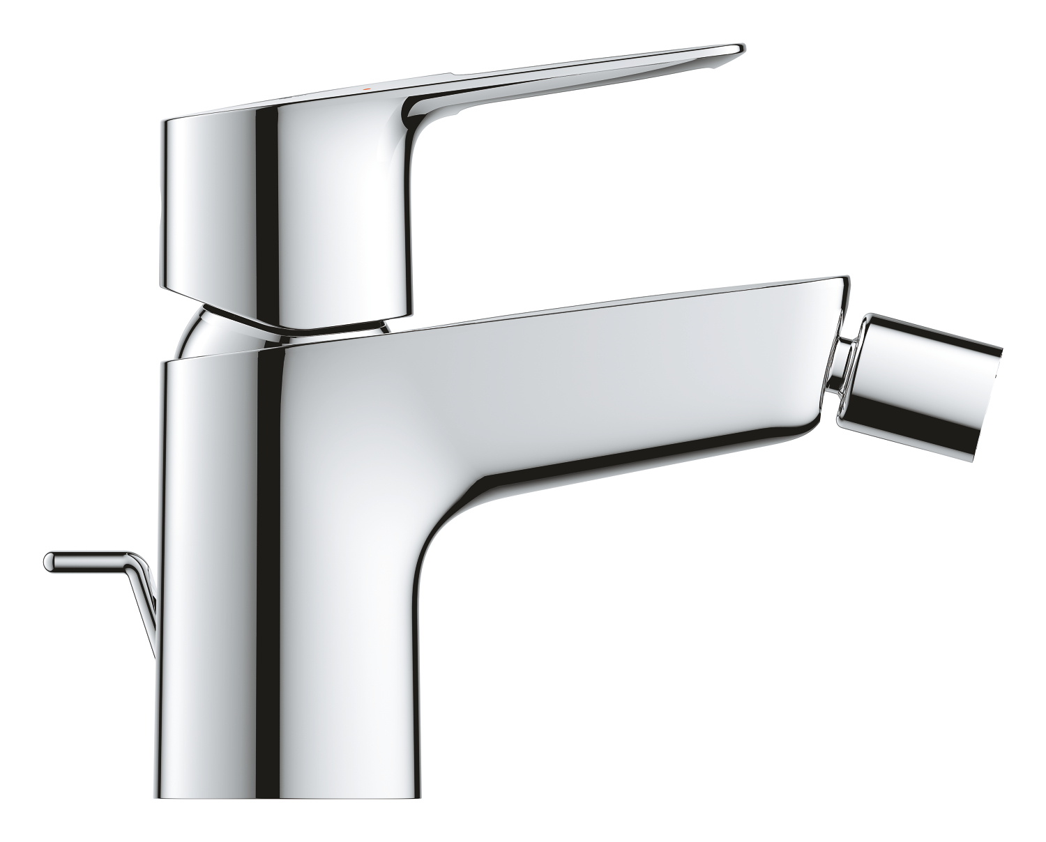 Baterie bideu Grohe 23338001, Bauloop, tip comanda monocomanda, marime s, tip instalare pe bideu, crom [2]
