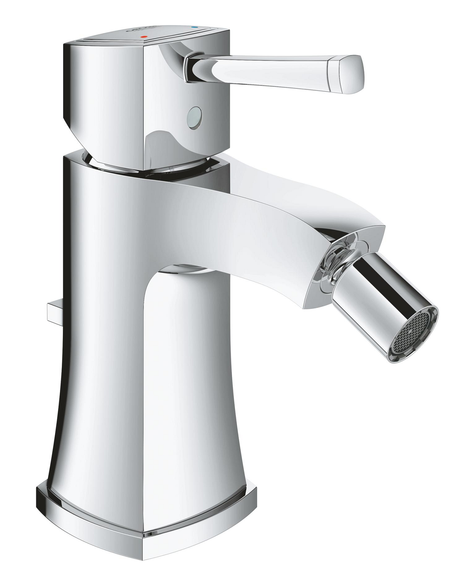 Baterii sanitare - Baterie bideu Grohe 23315000, Grandera, tip comanda monocomanda, marime m, tip instalare pe bideu, crom