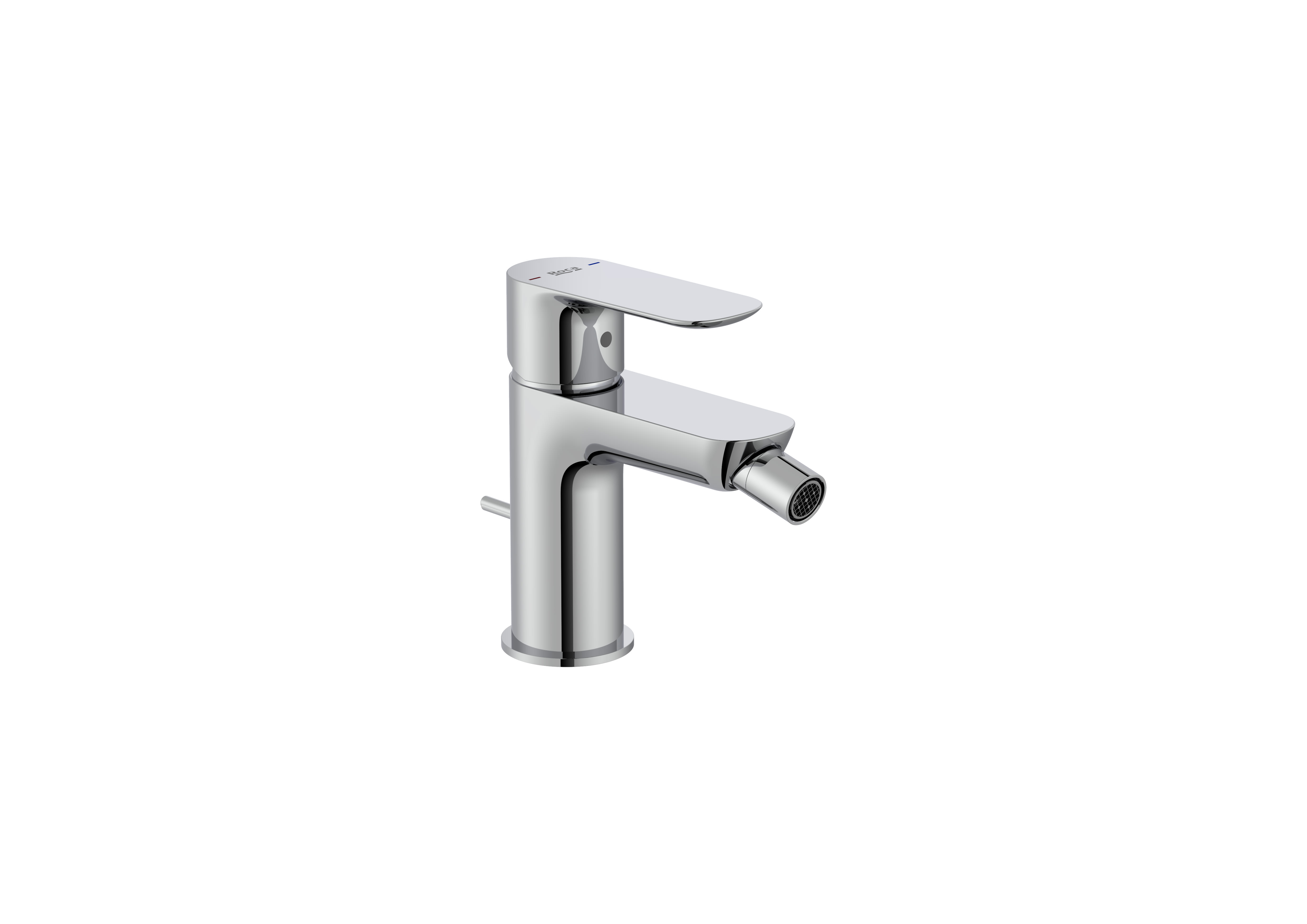 Baterii sanitare - Baterie bideu Roca A5A606EC00, Cala, tip comanda monocomanda, marime s, tip instalare pe bideu, crom