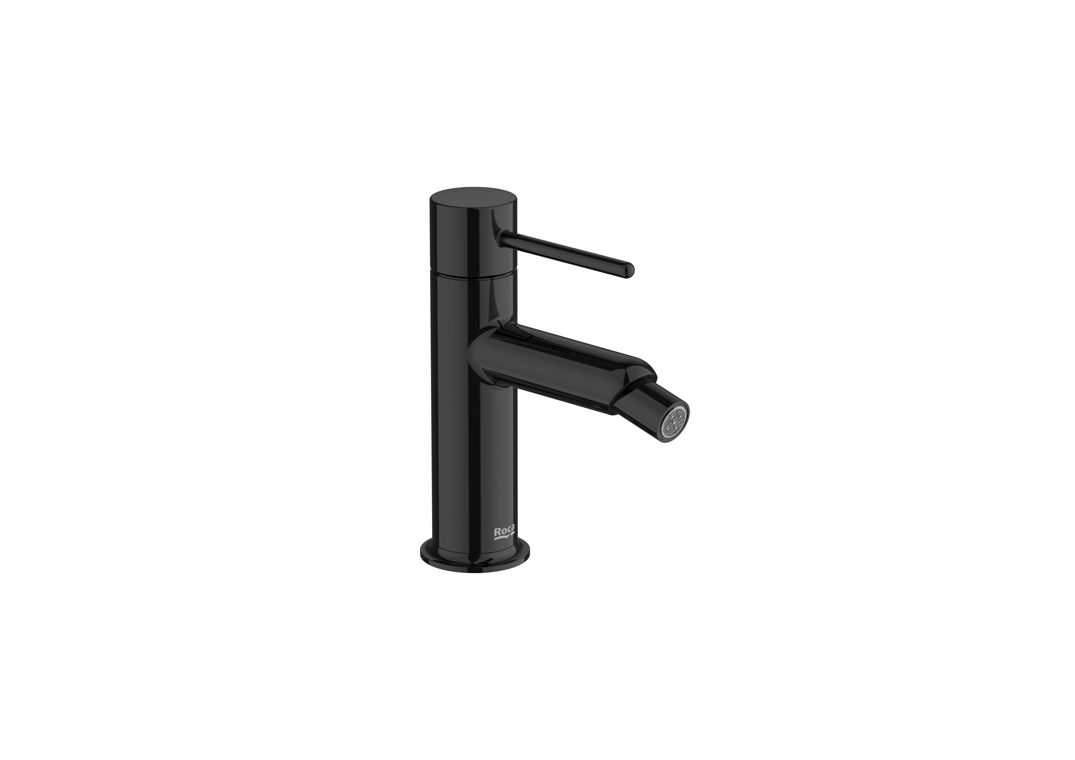 Baie - Baterie bideu Roca A5A623FCN0, NU, tip comanda monocomanda, marime s, compatibil cu instalatii sanitare standard, negru