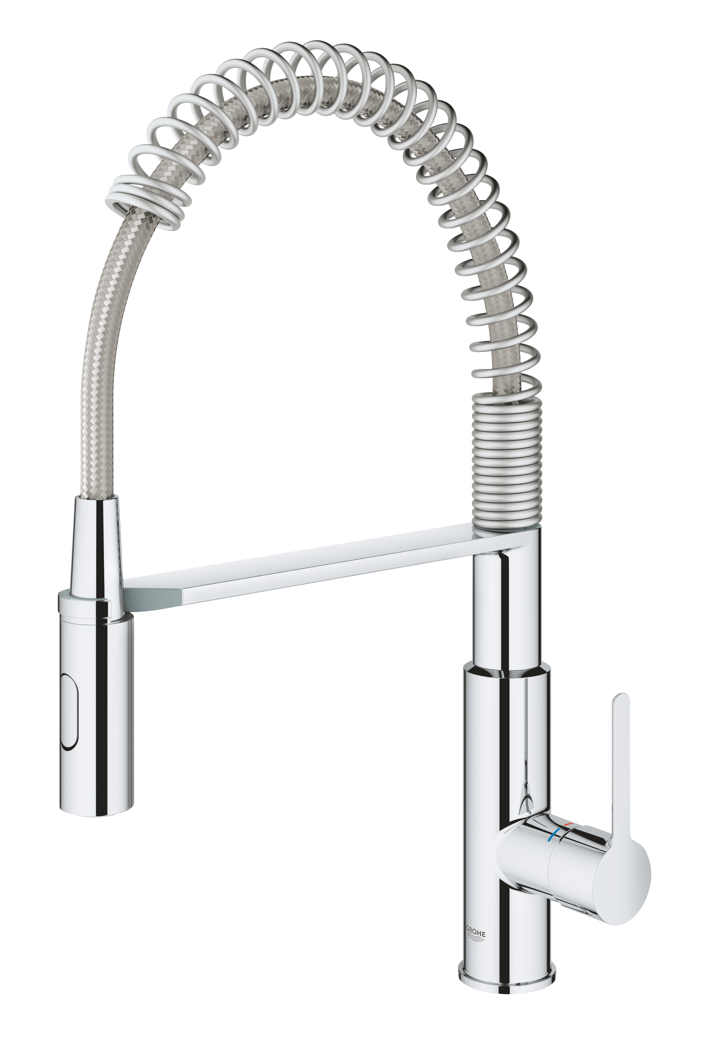 Baterie bucatarie Grohe 30361000, bucatarie Get, tip comanda monocomanda, marime extra inalta, forma pipa tip c, crom [3]