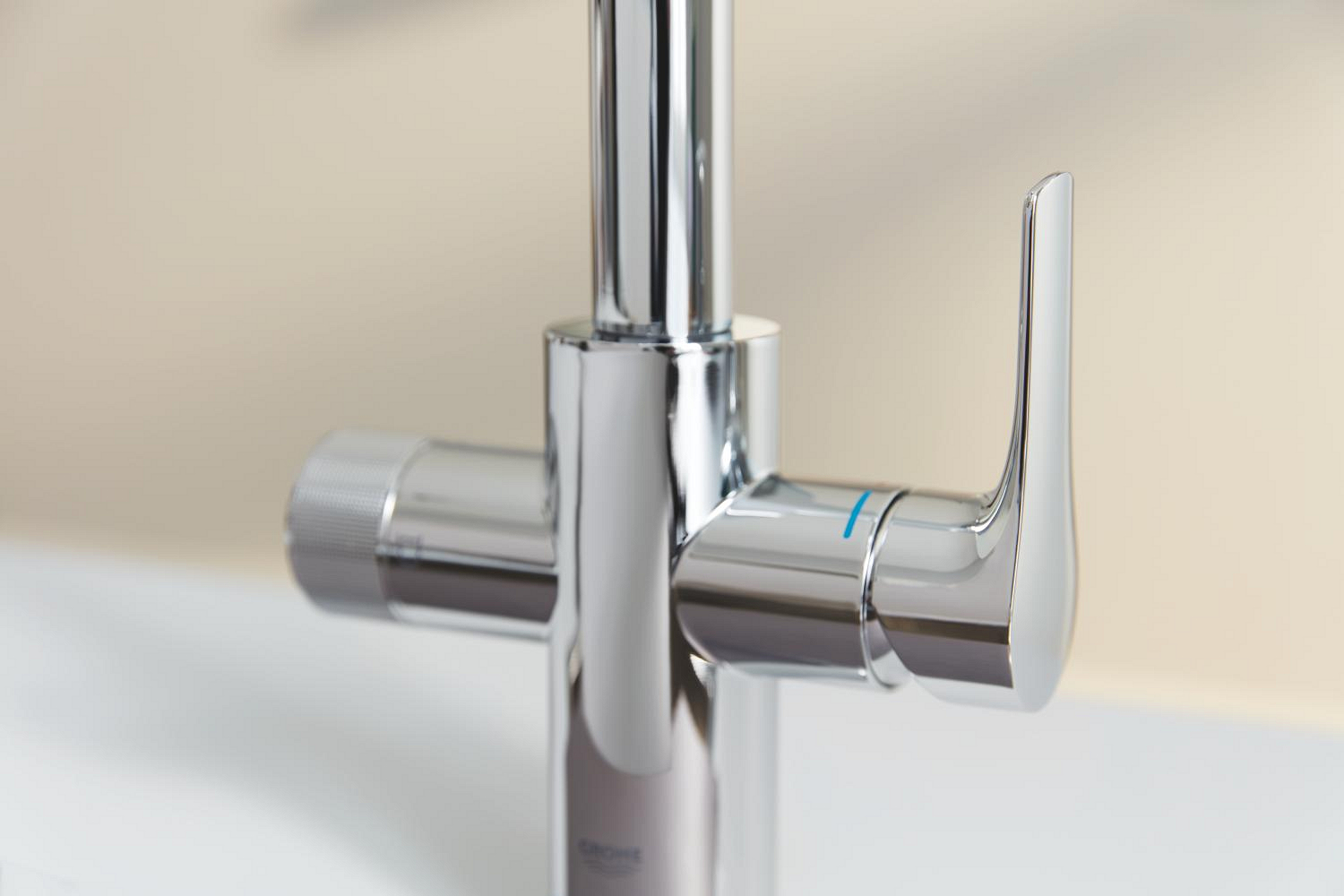 Baterie cu filtrare Grohe 30583000, bucatarie Blue Pure Eurosmart, tip comanda dubla comanda, marime inalta, crom [2]