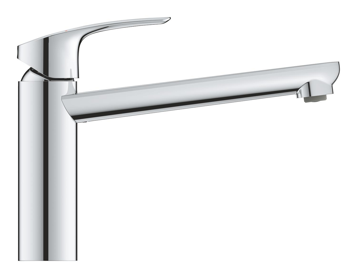 Baterie bucatarie Grohe 30617000, Eurosmart, tip comanda monocomanda, marime medie, forma pipa tip l, crom [1]