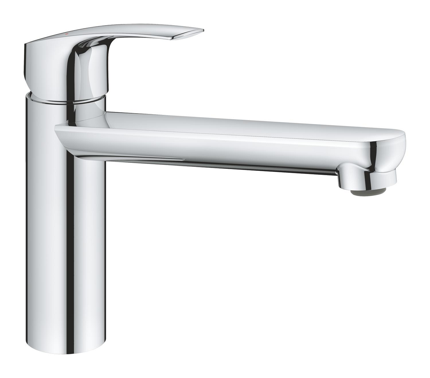 Baie - Baterie bucatarie Grohe 30617000, Eurosmart, tip comanda monocomanda, marime medie, forma pipa tip l, crom