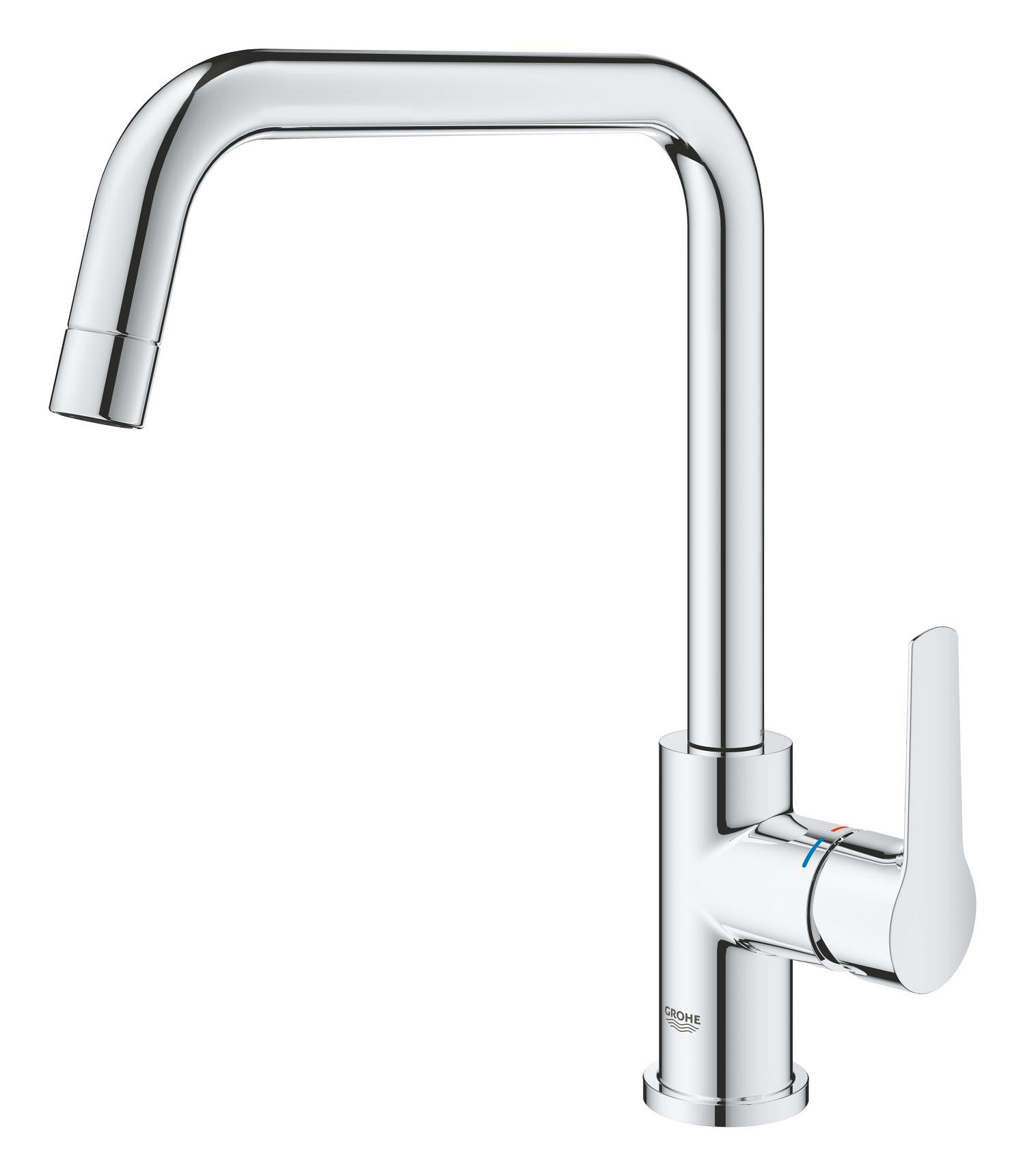 Baterie bucatarie Grohe 30630000, Start, tip comanda monocomanda, marime inalta, forma pipa tip u, crom [1]