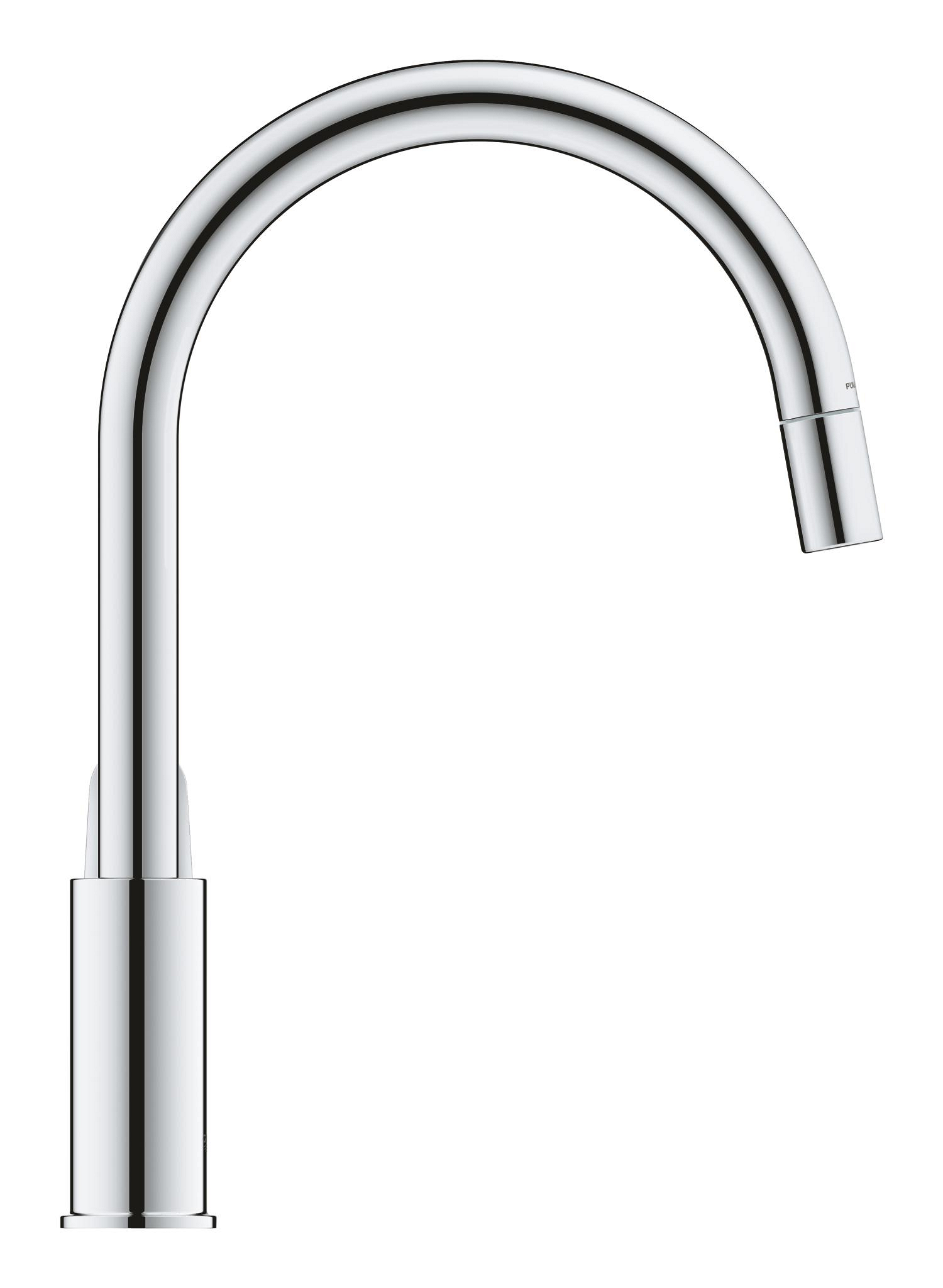 Baterie bucatarie Grohe 30569000, StartFlow, tip comanda monocomanda, marime inalta, forma pipa tip c, crom [2]