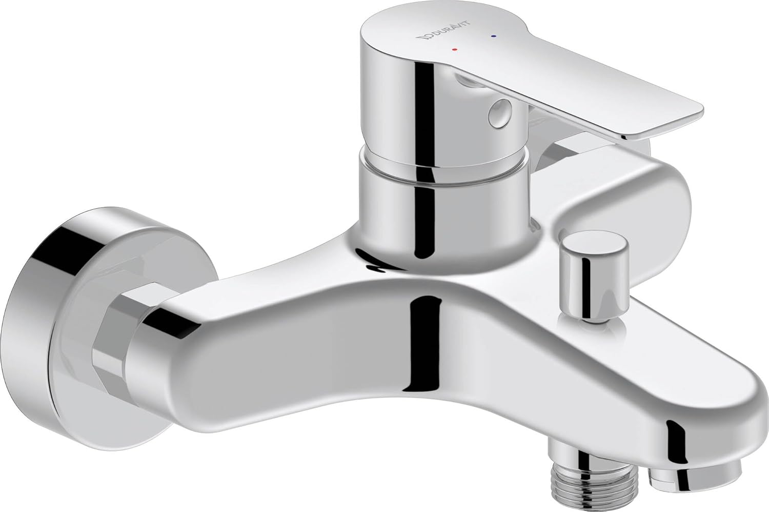 Baterii sanitare - Baterie cada Duravit A15230001010, A.1, montaj pe perete, tip incastrare aparent, tip comanda monocomanda, crom